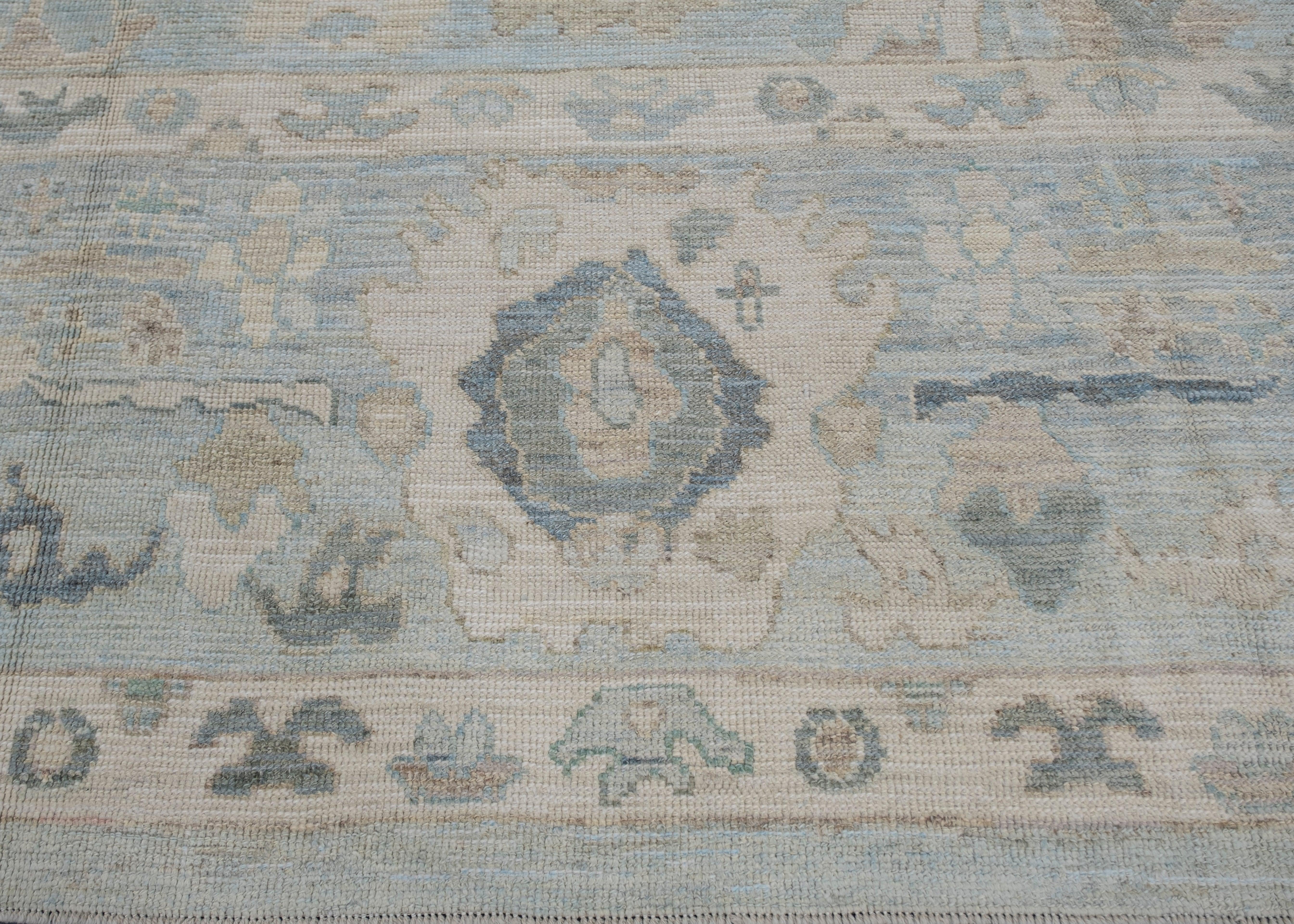 Türkischer Oushak-Teppich 10'7