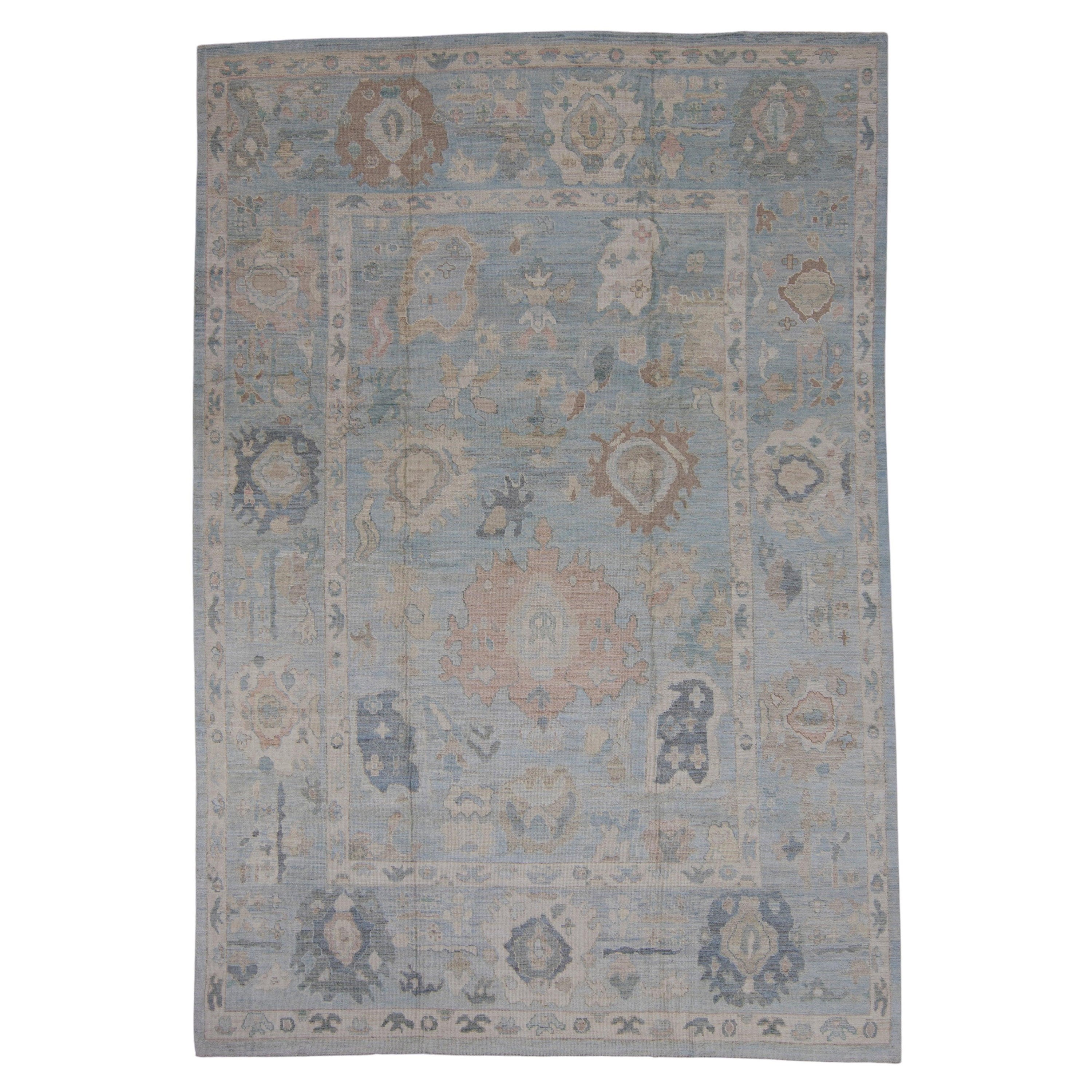 Tappeto Oushak turco 10
7" x 15
5" #12204