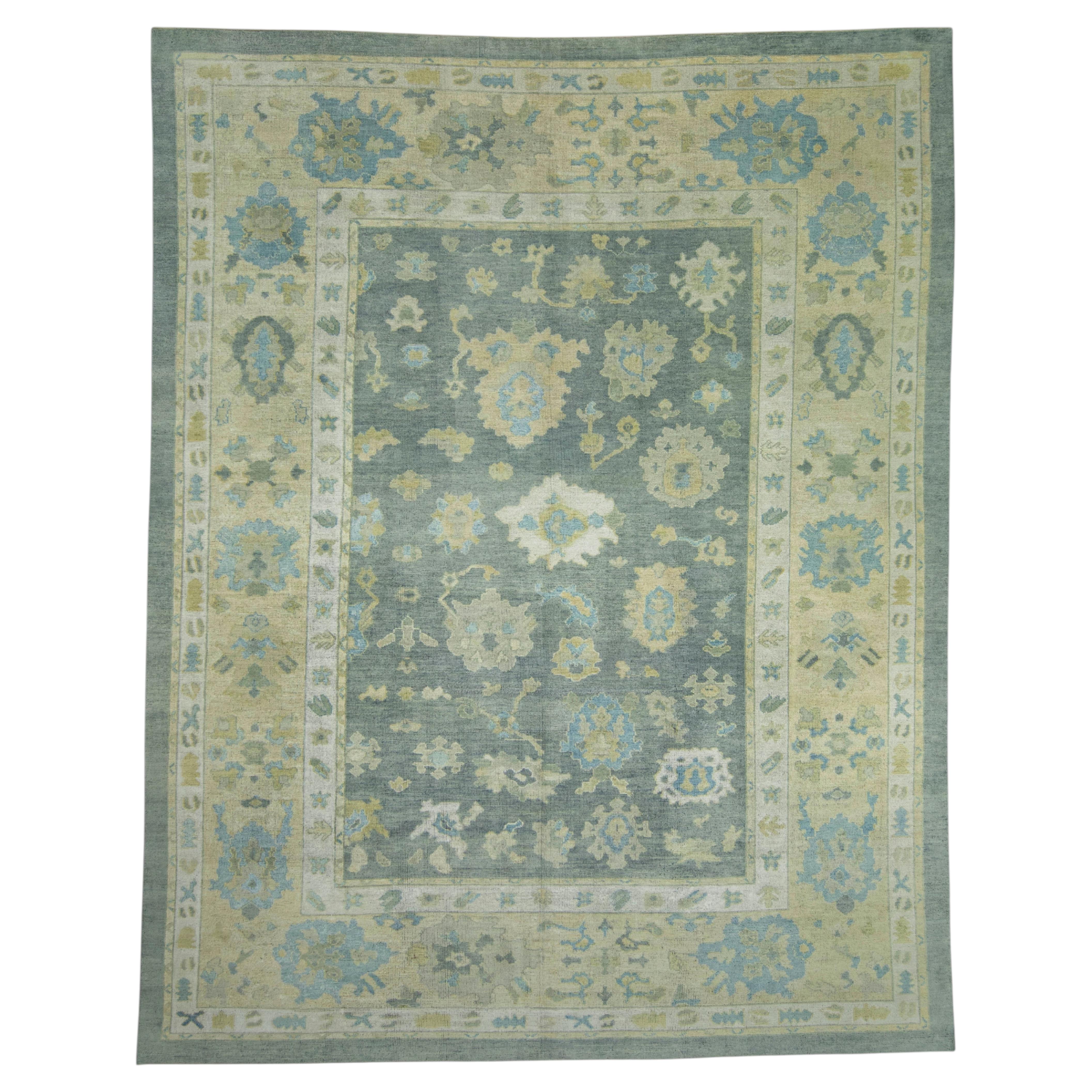 Turkish Oushak Rug 10'9" x 13'7" #18603