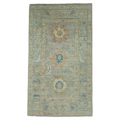 Turkish Oushak Rug 1'10" x 3'3" #17308
