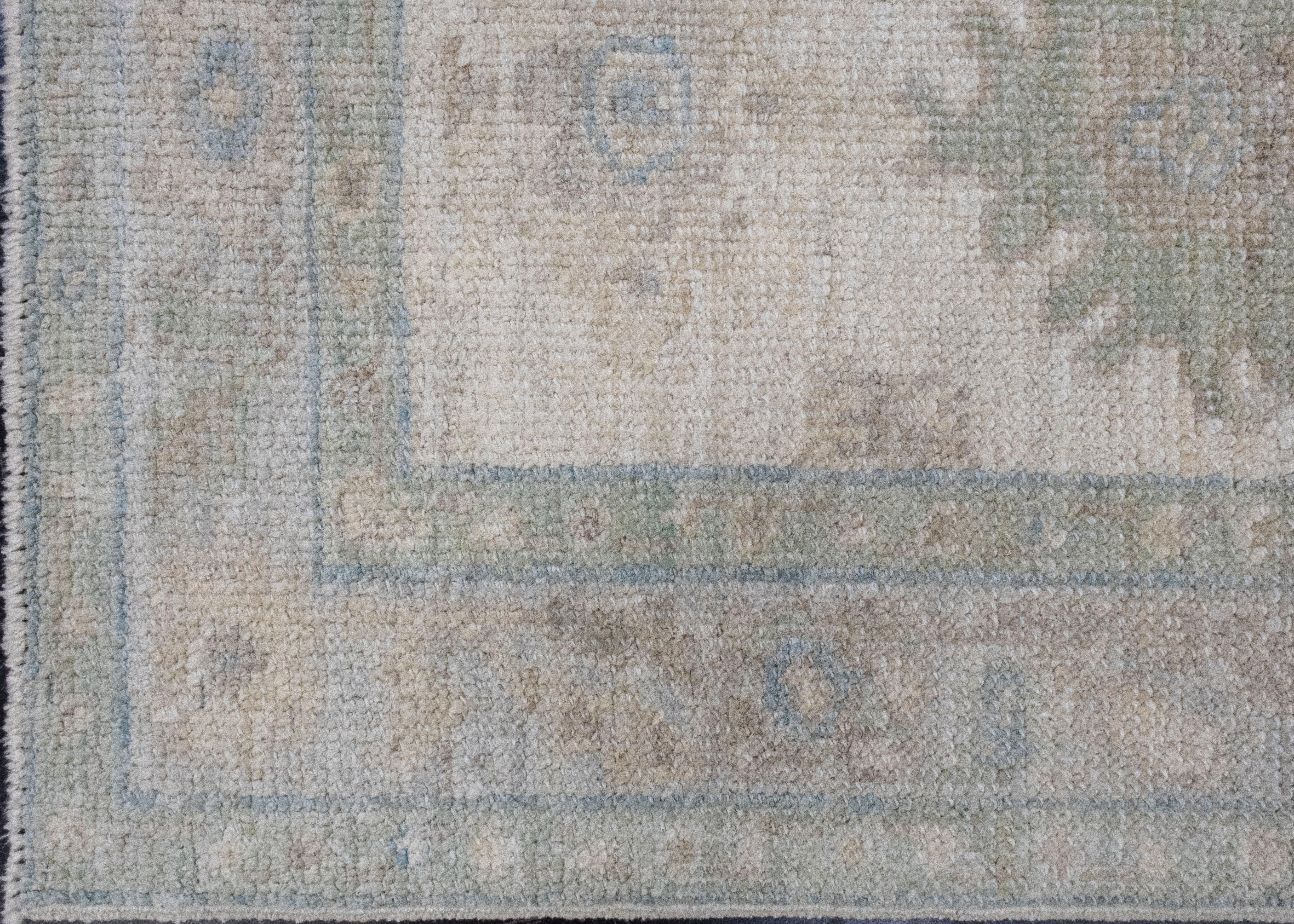 Turkish Oushak Rug 1'11