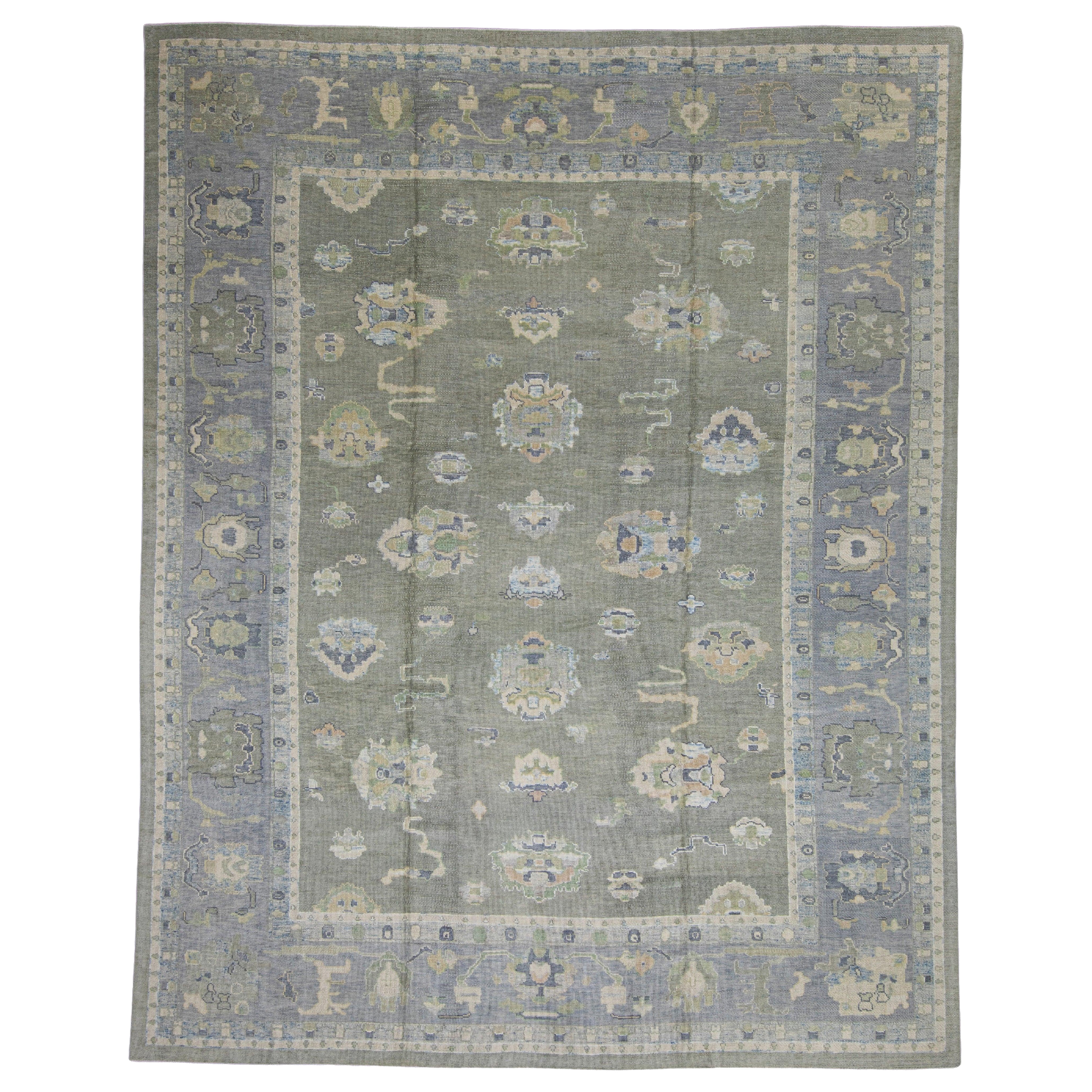 Tappeto Oushak turco 11'10" x 14'11" #16554