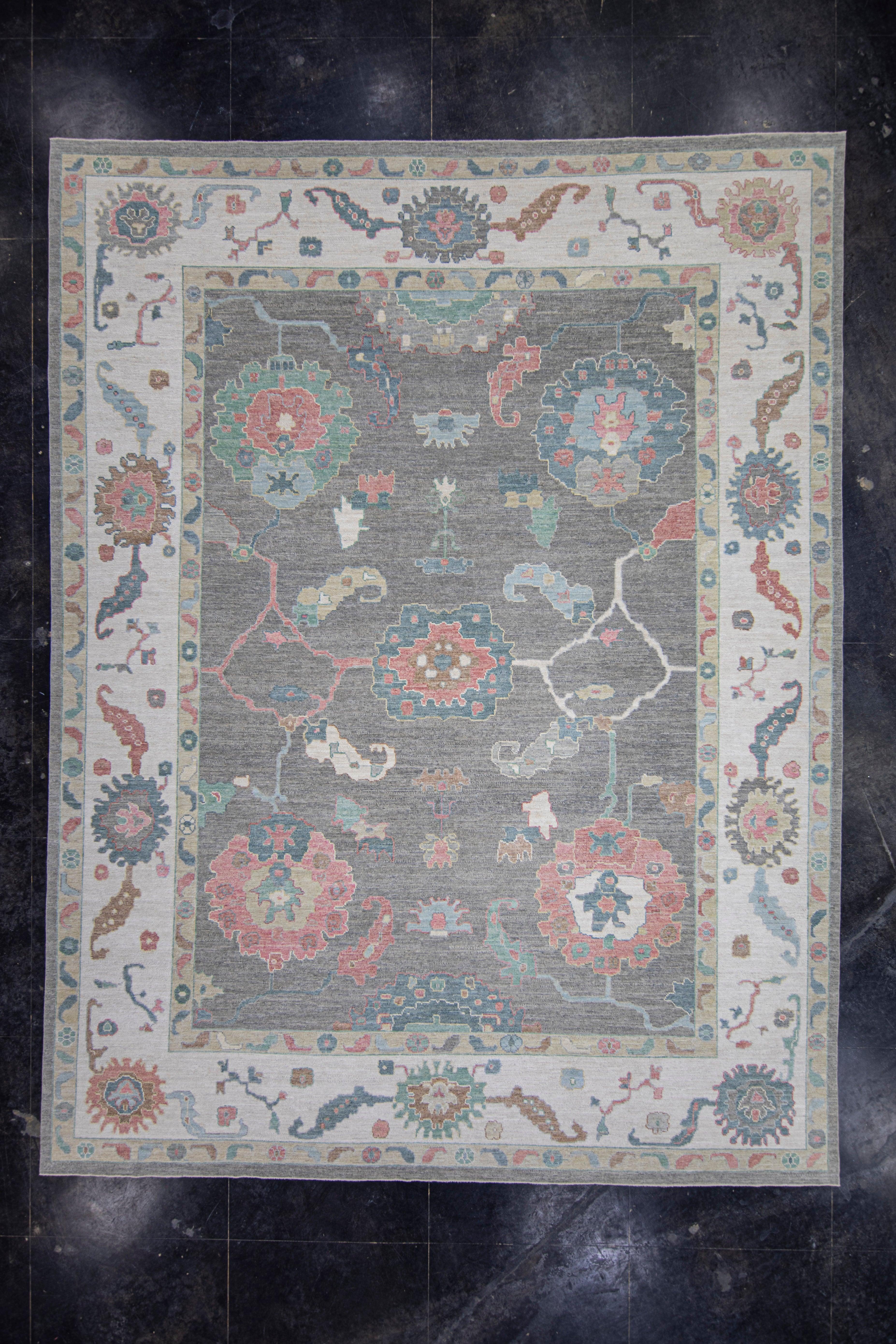 Turkish Oushak Rug 11'10