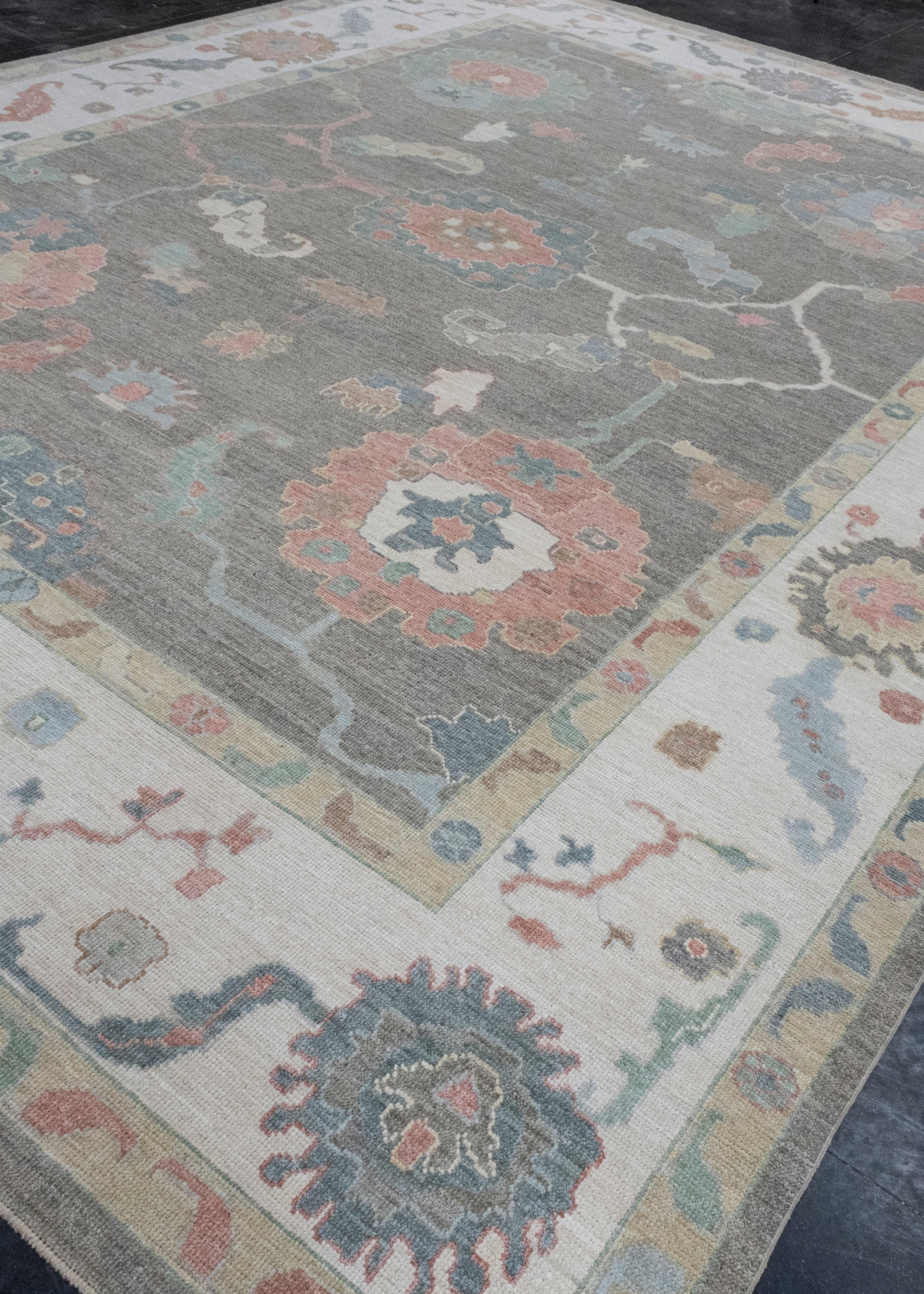 Turkish Oushak Rug 11'10