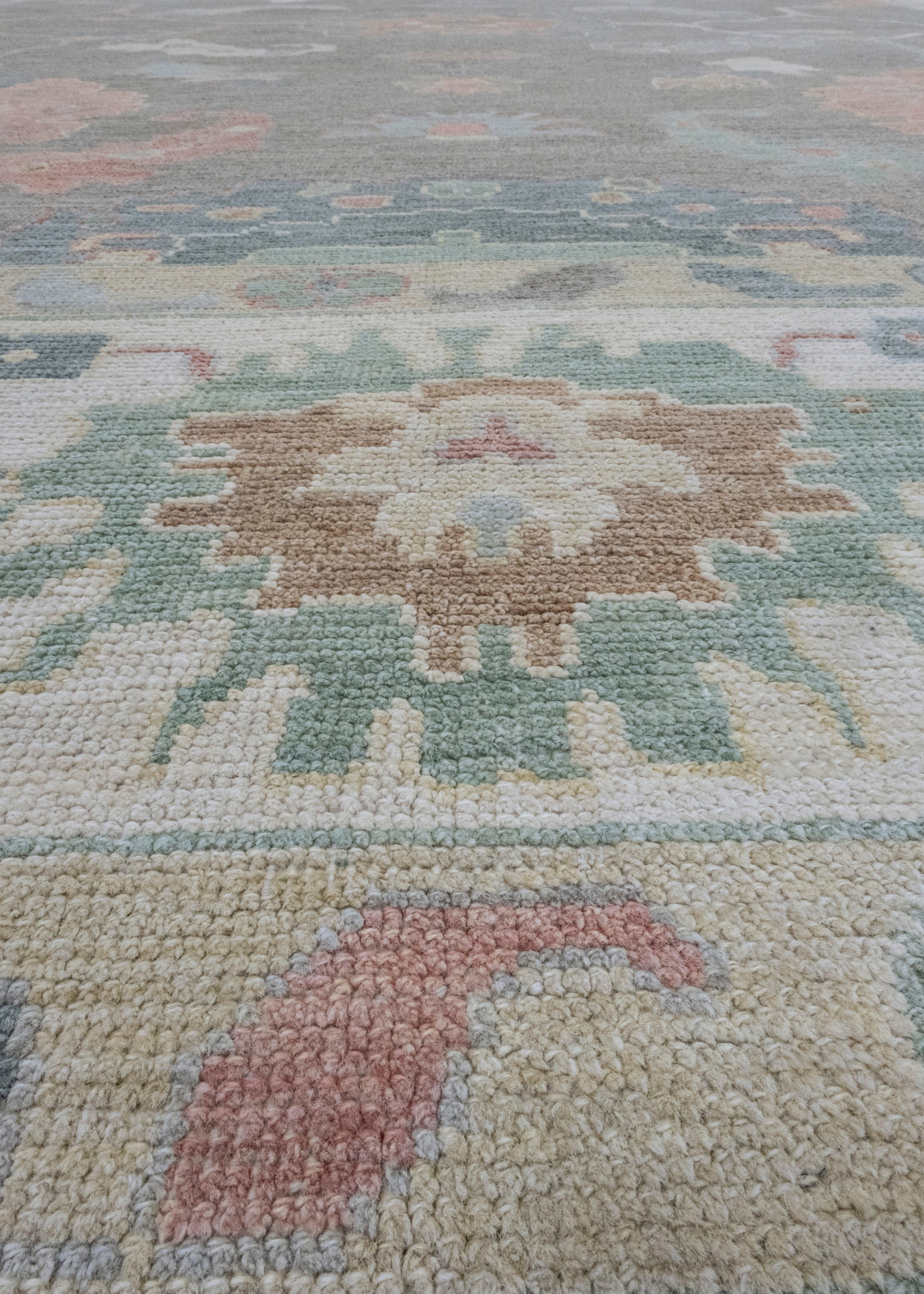 Turkish Oushak Rug 11'10