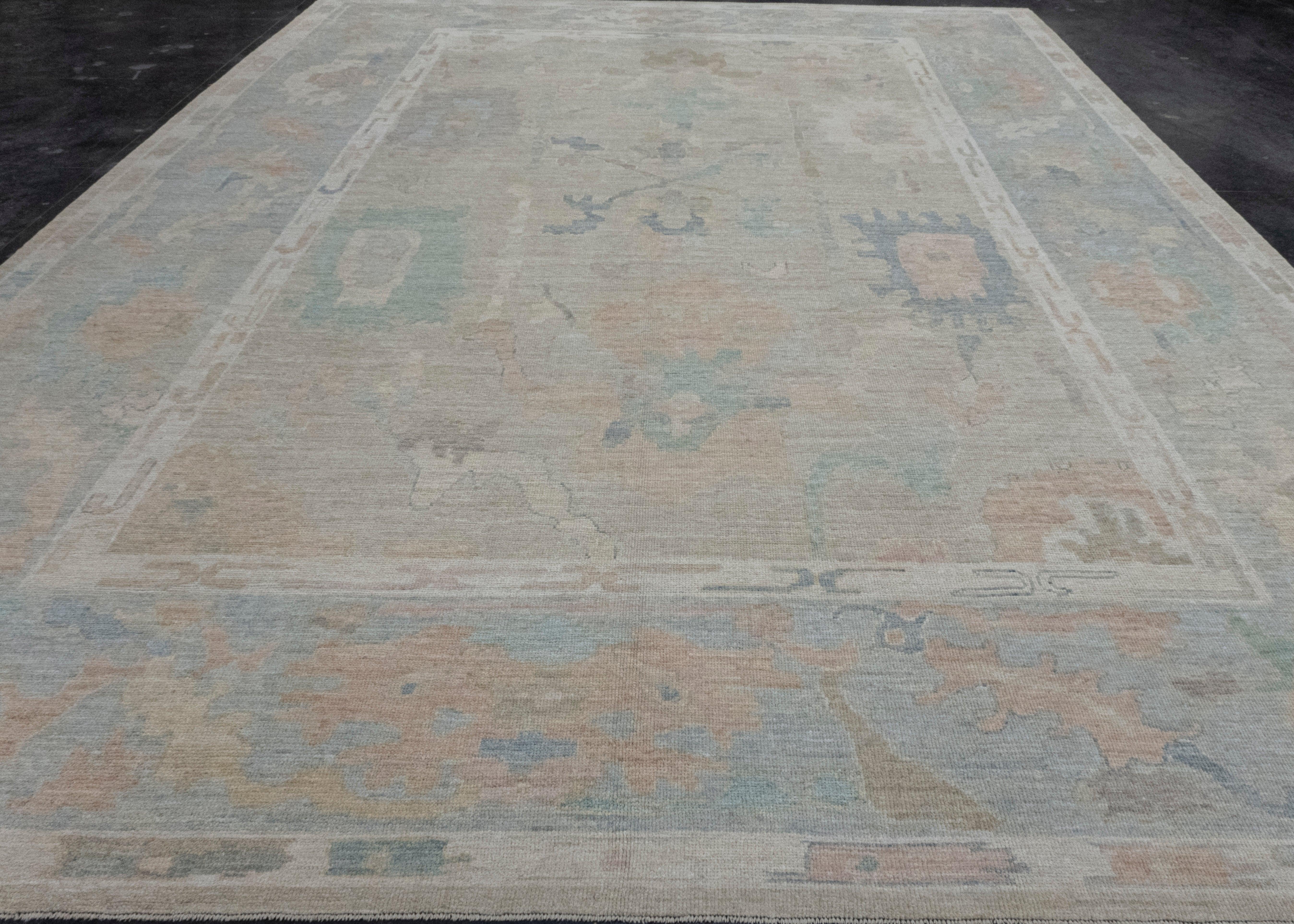Turkish Oushak Rug 11'10