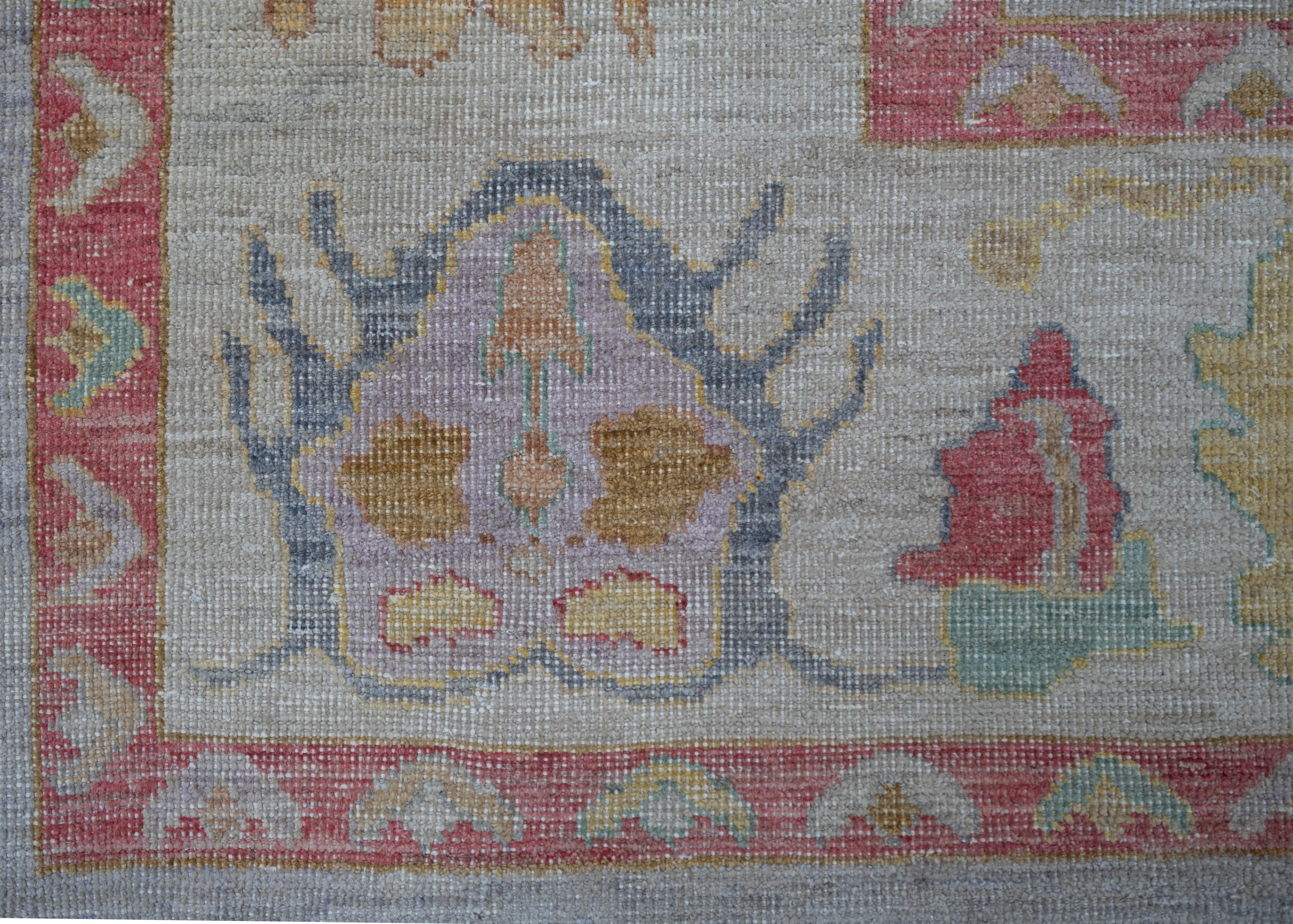 Contemporary Turkish Oushak Rug 11'11