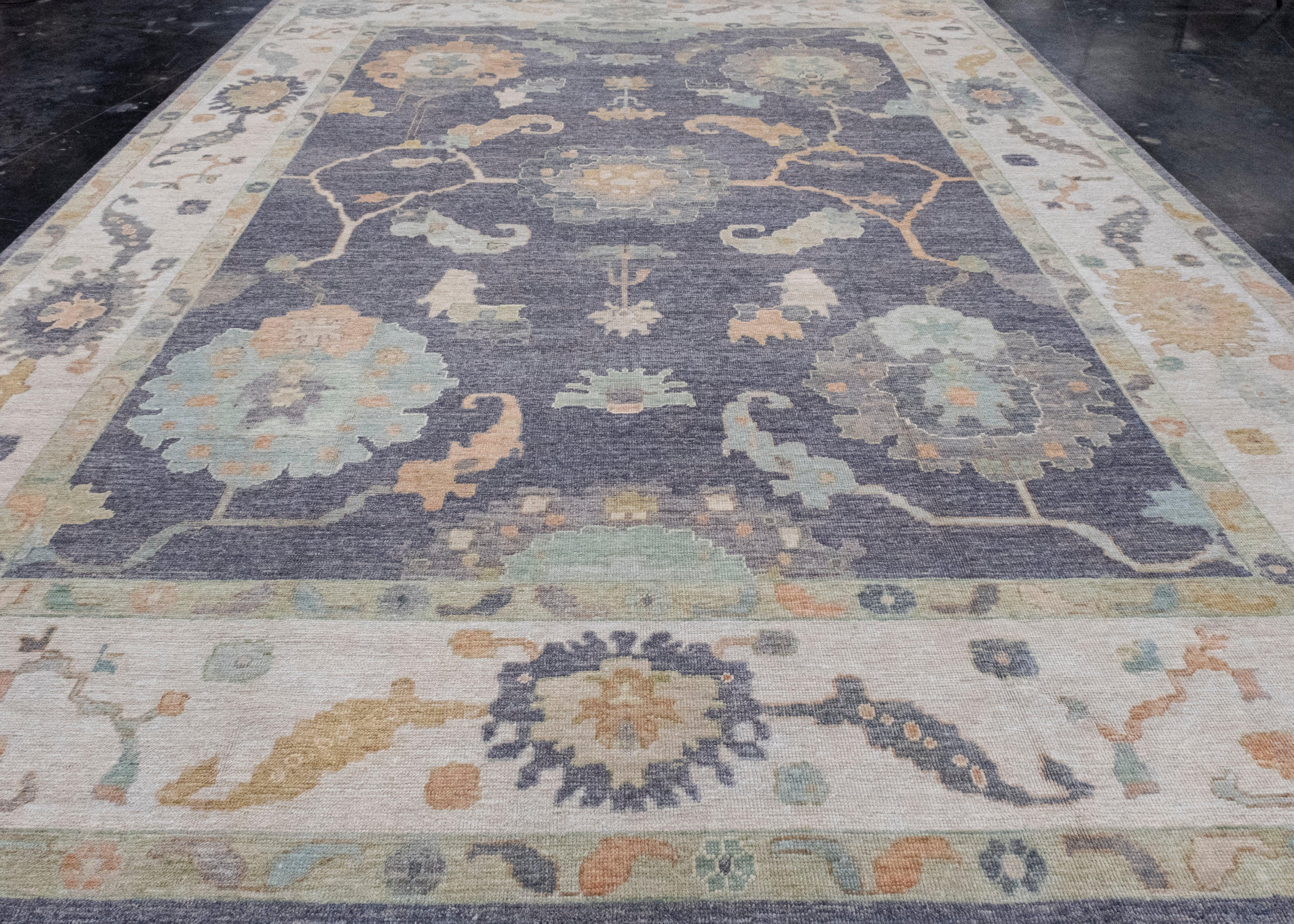 Turkish Oushak Rug 11'11