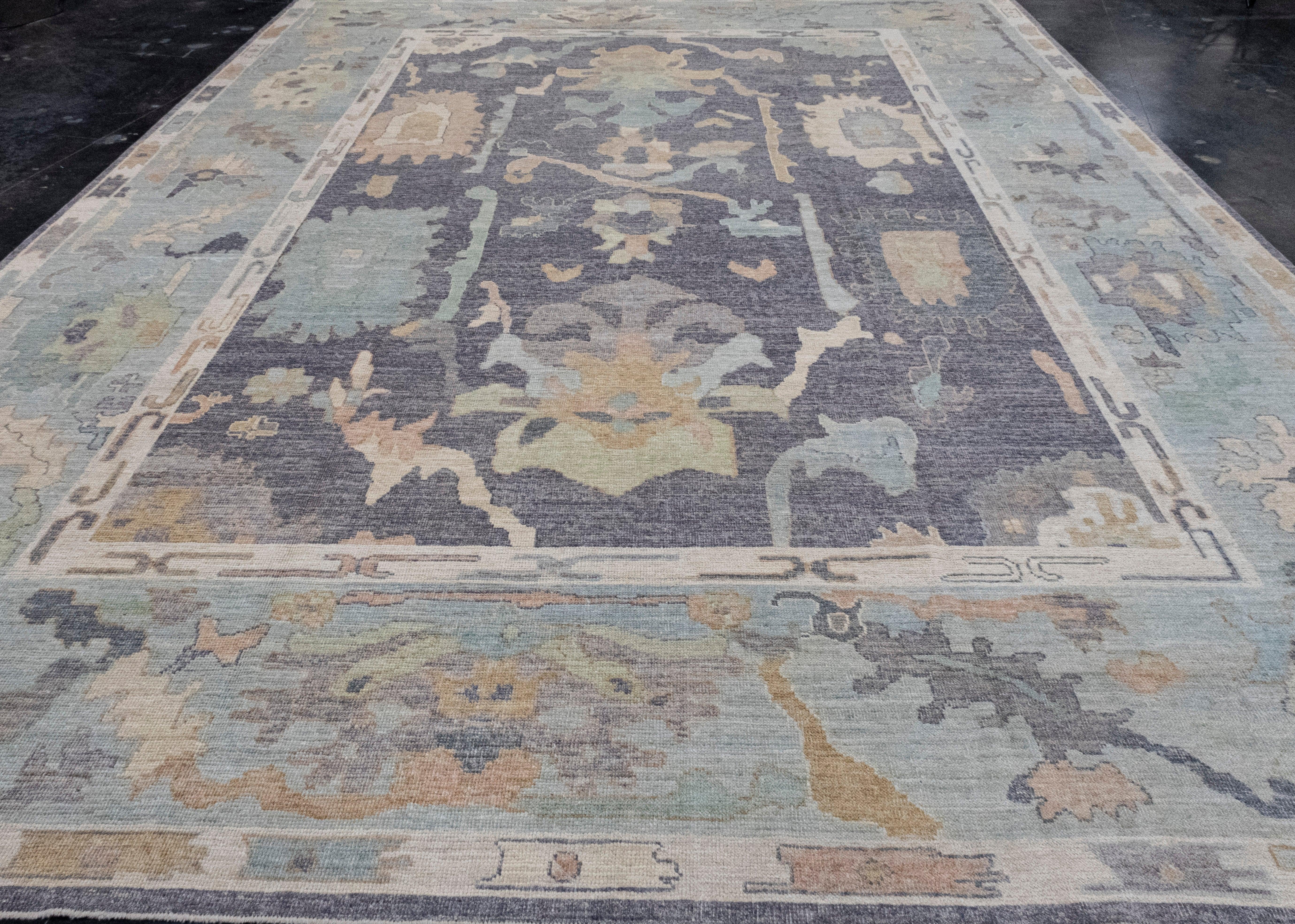 Turkish Oushak Rug 11'11
