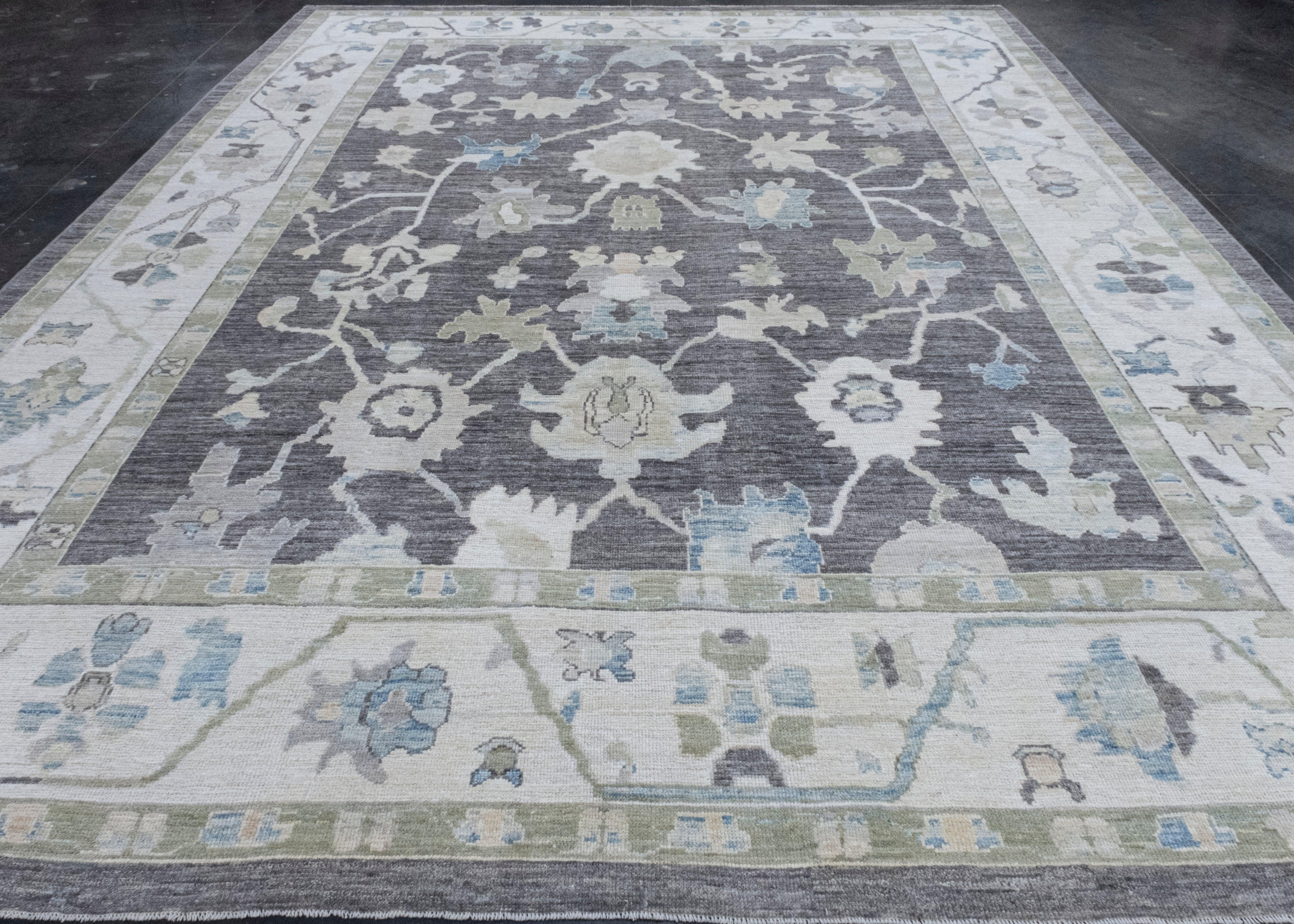 Turkish Oushak Rug 11'3