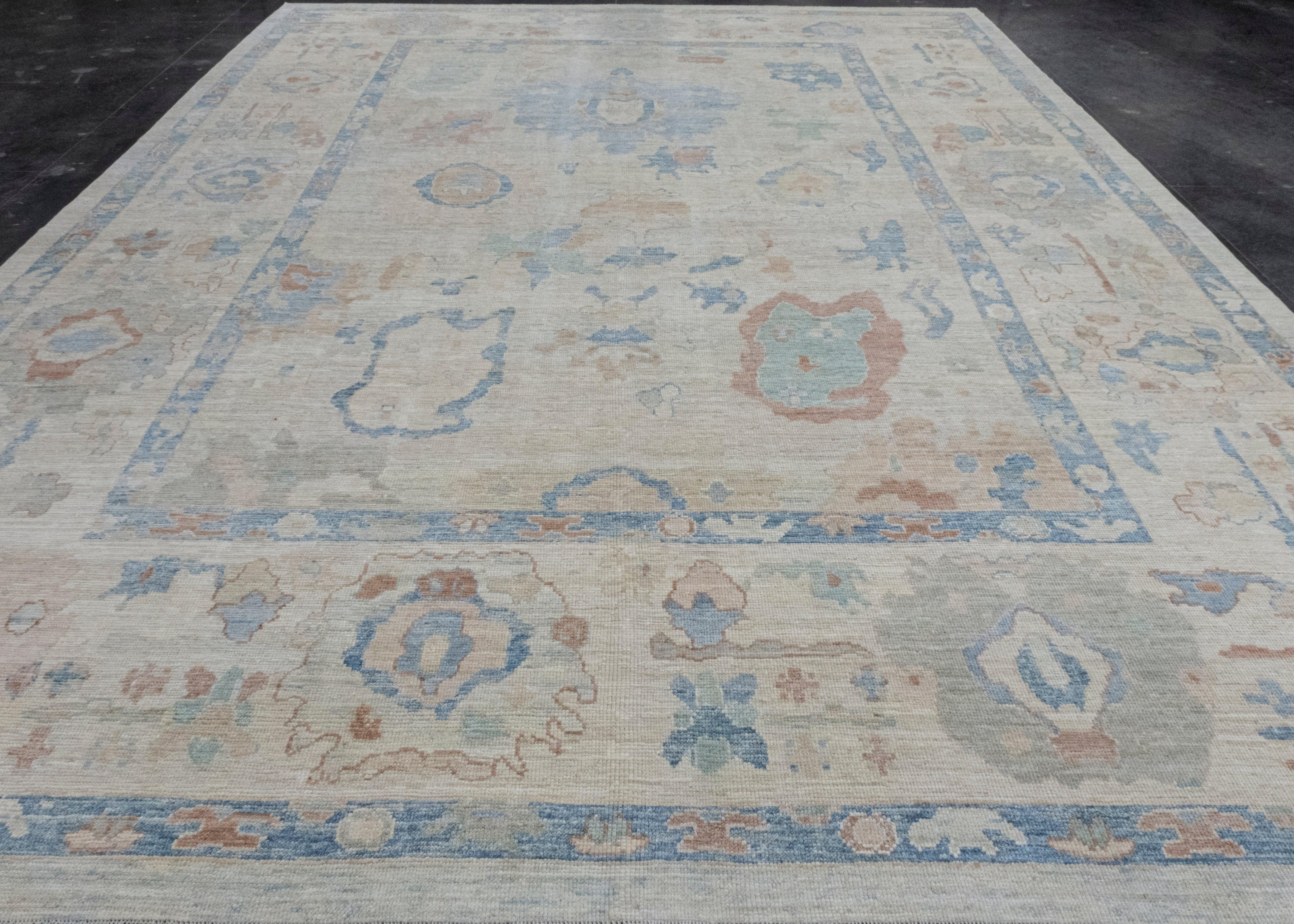 Turkish Oushak Rug 11'3