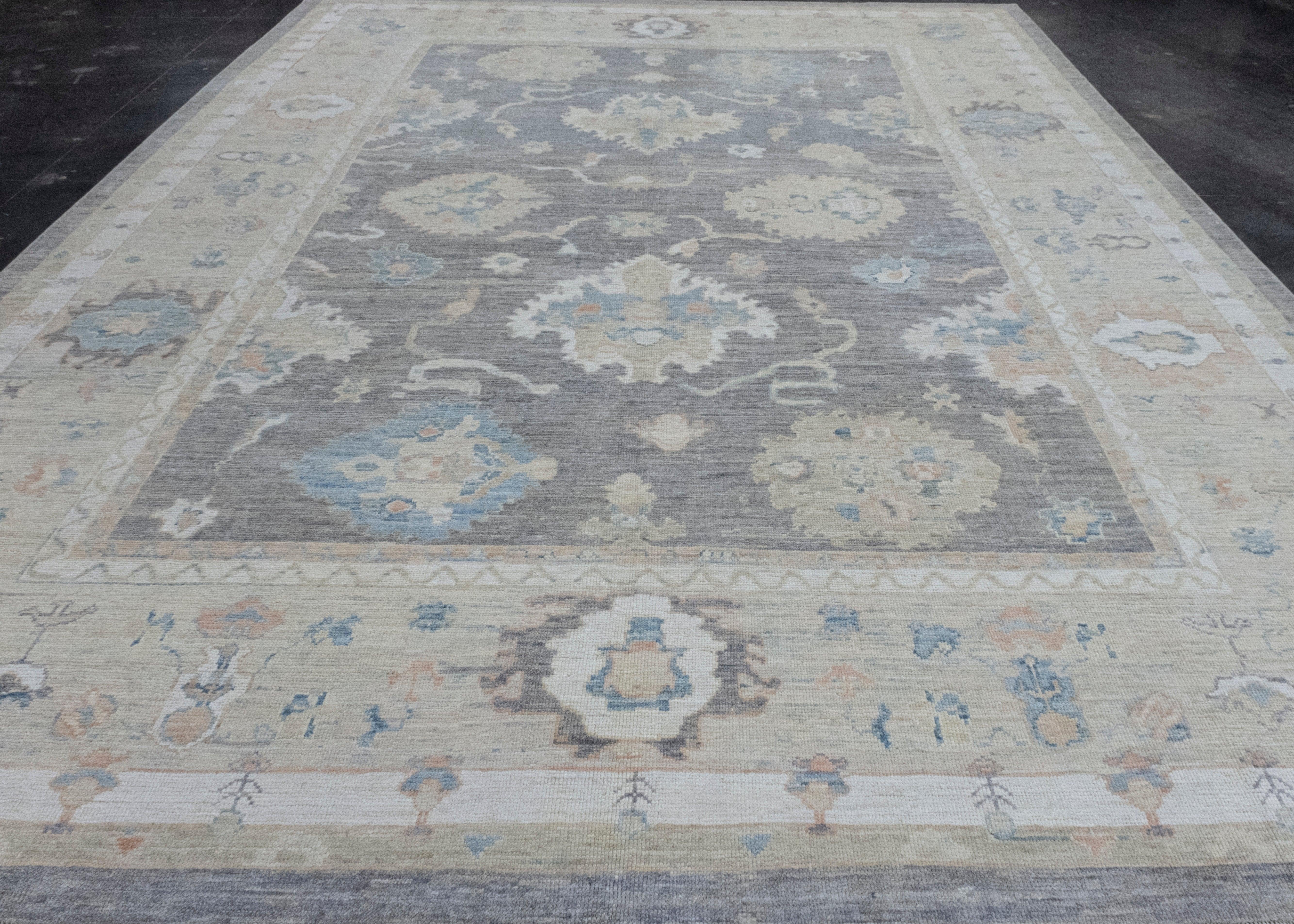 Turkish Oushak Rug 11'4