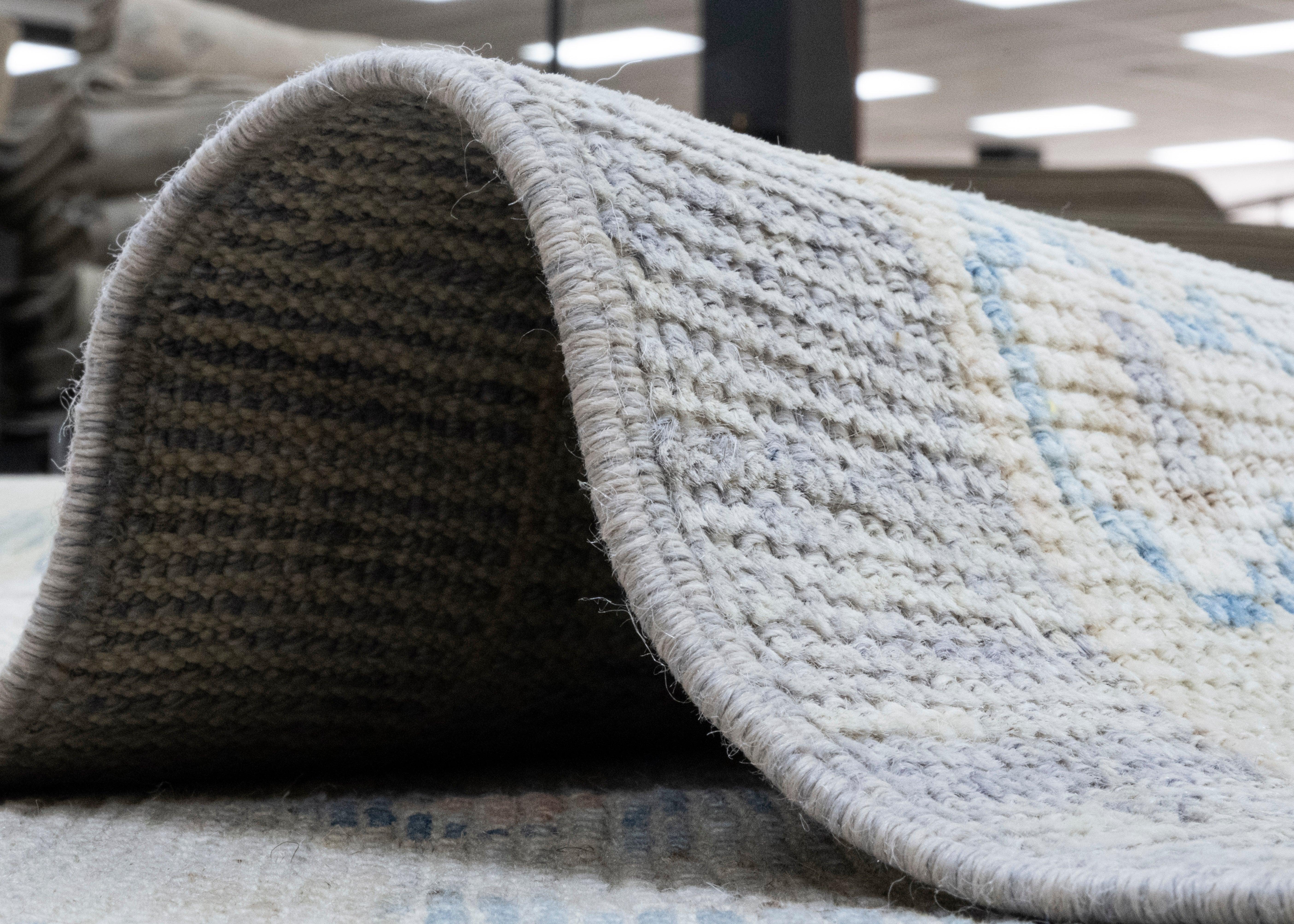 Wool Turkish Oushak Rug 11'4
