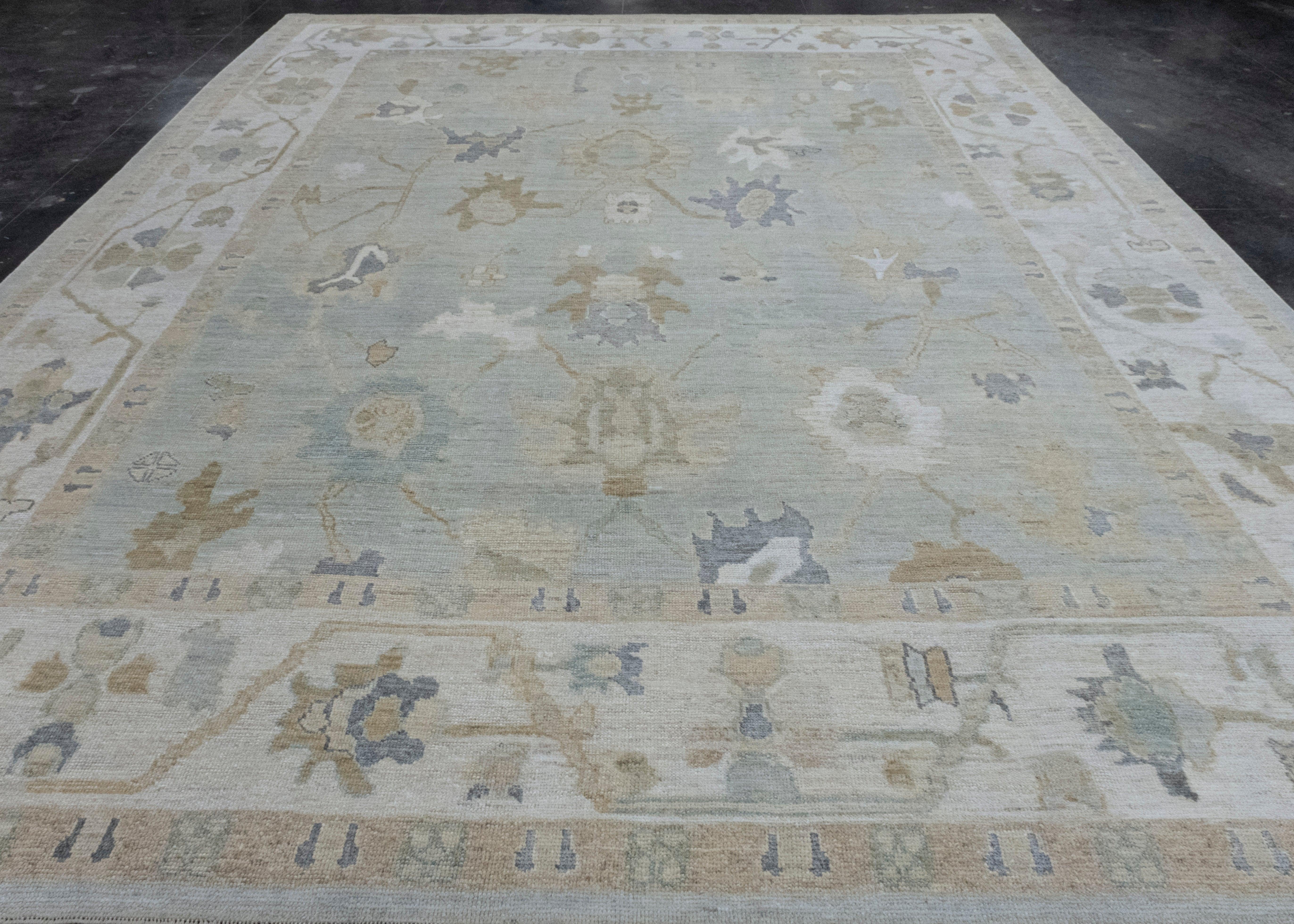 Turkish Oushak Rug 11'5