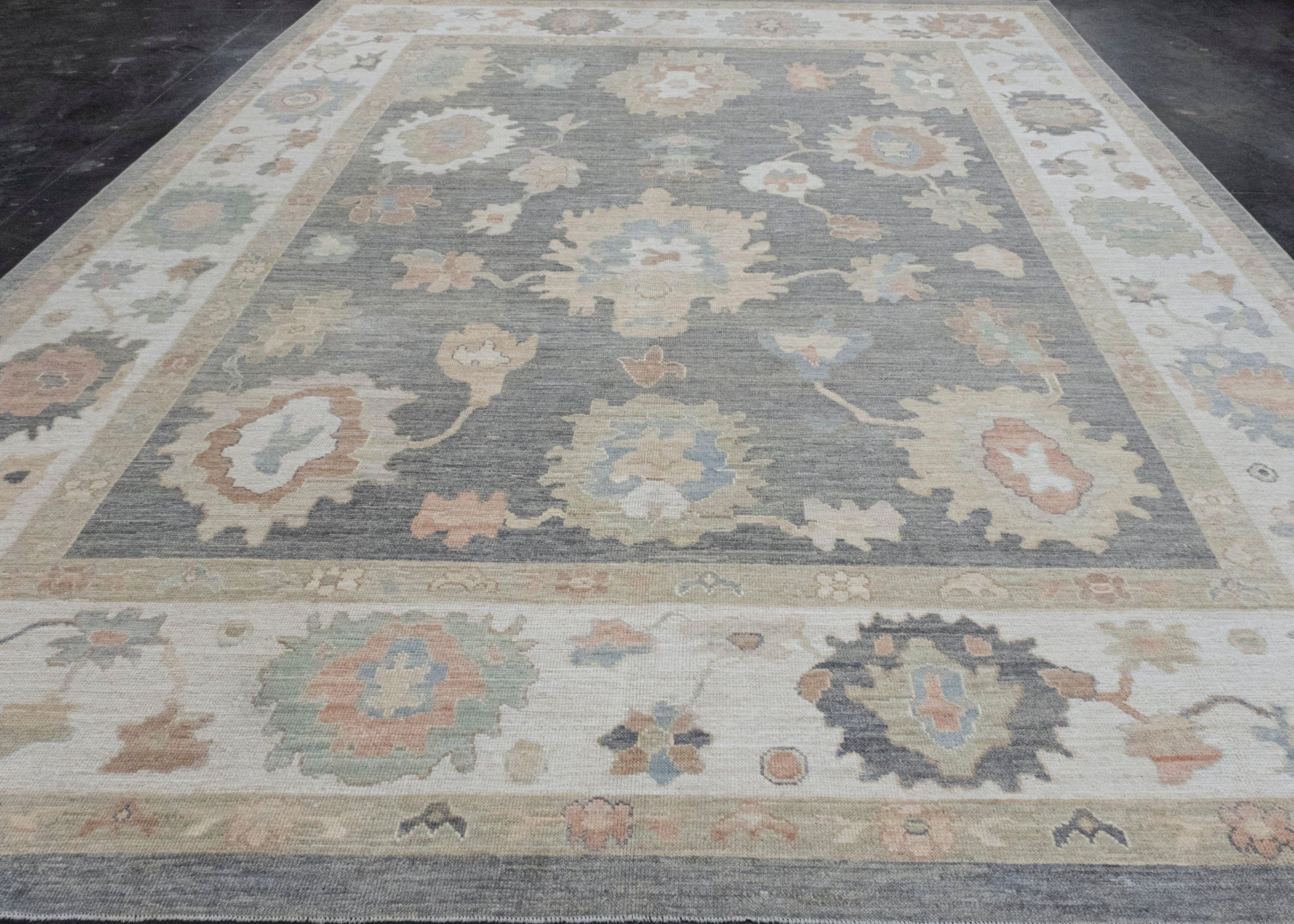 Turkish Oushak Rug 11'5