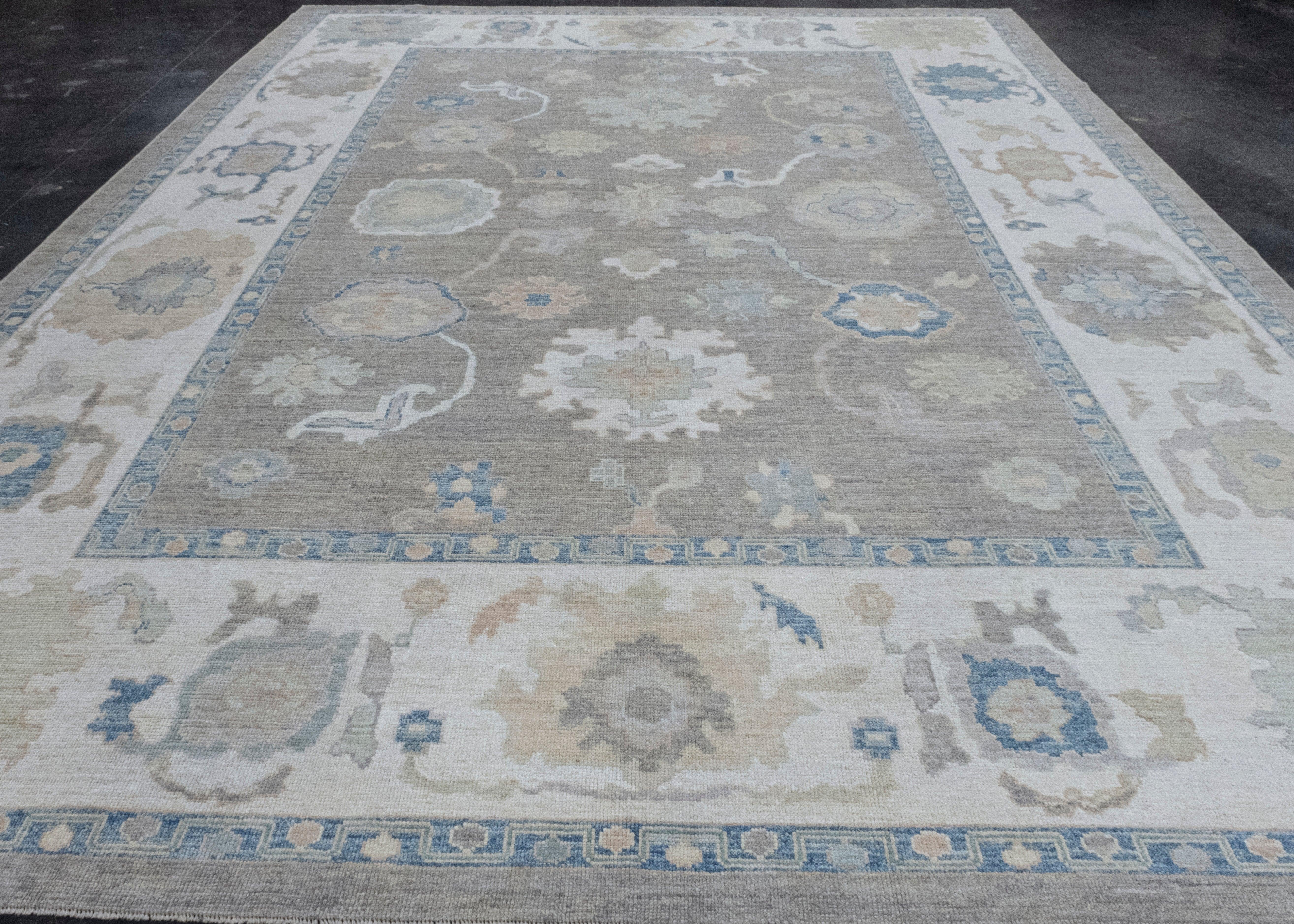 Turkish Oushak Rug 11'5