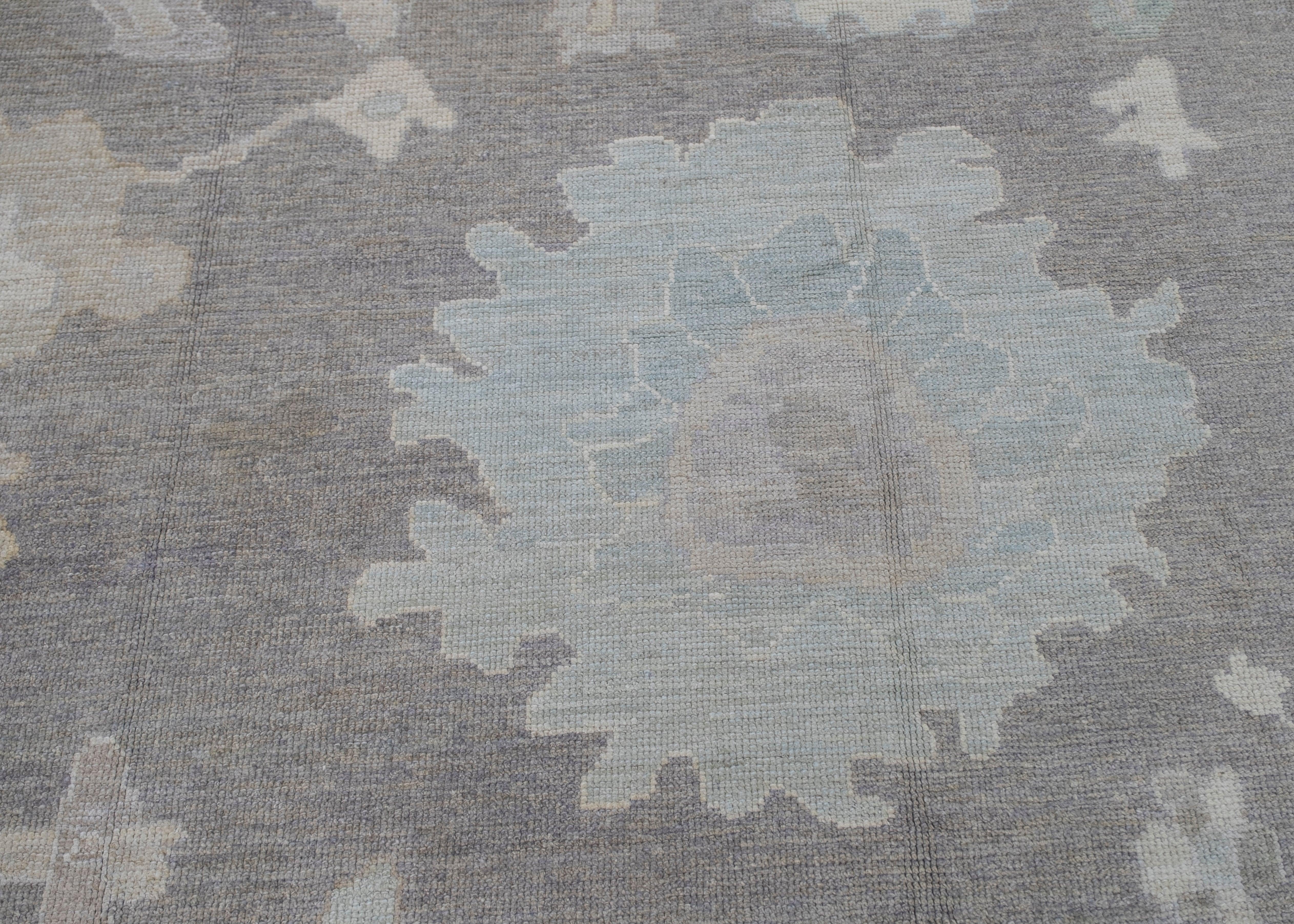 Oushak Rug Oriental Hand Knotted Turkish Oushak 8'5