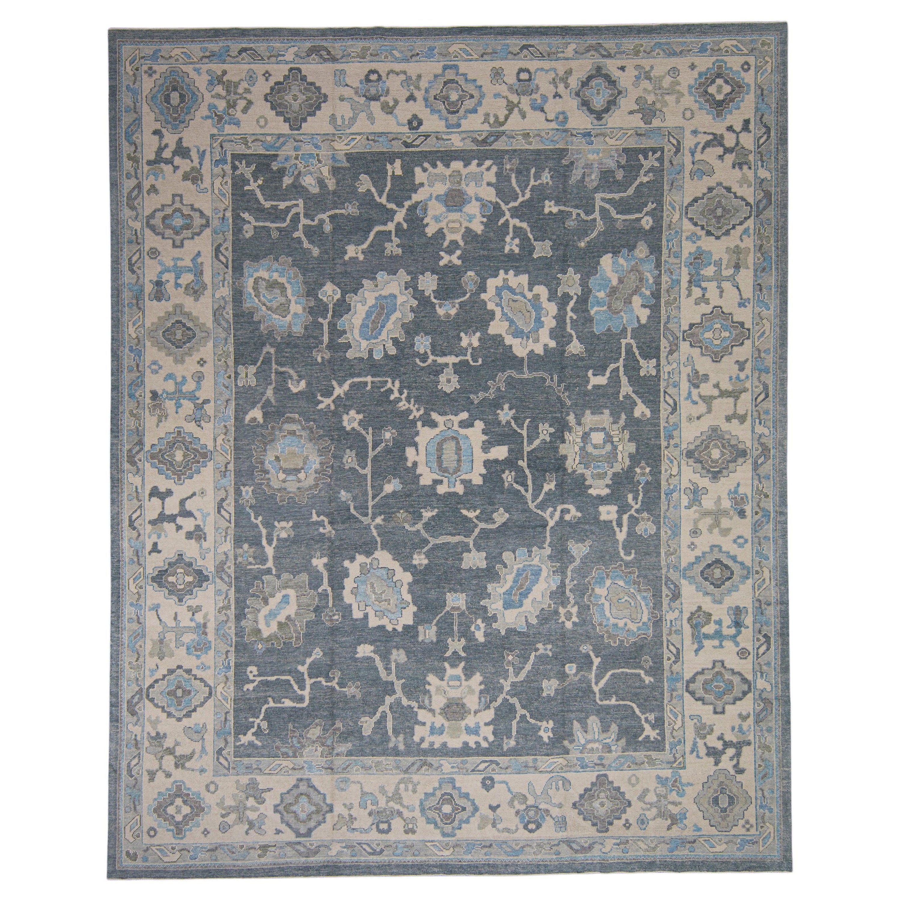 Tappeto Oushak turco 11'9" x 14'7" #12071