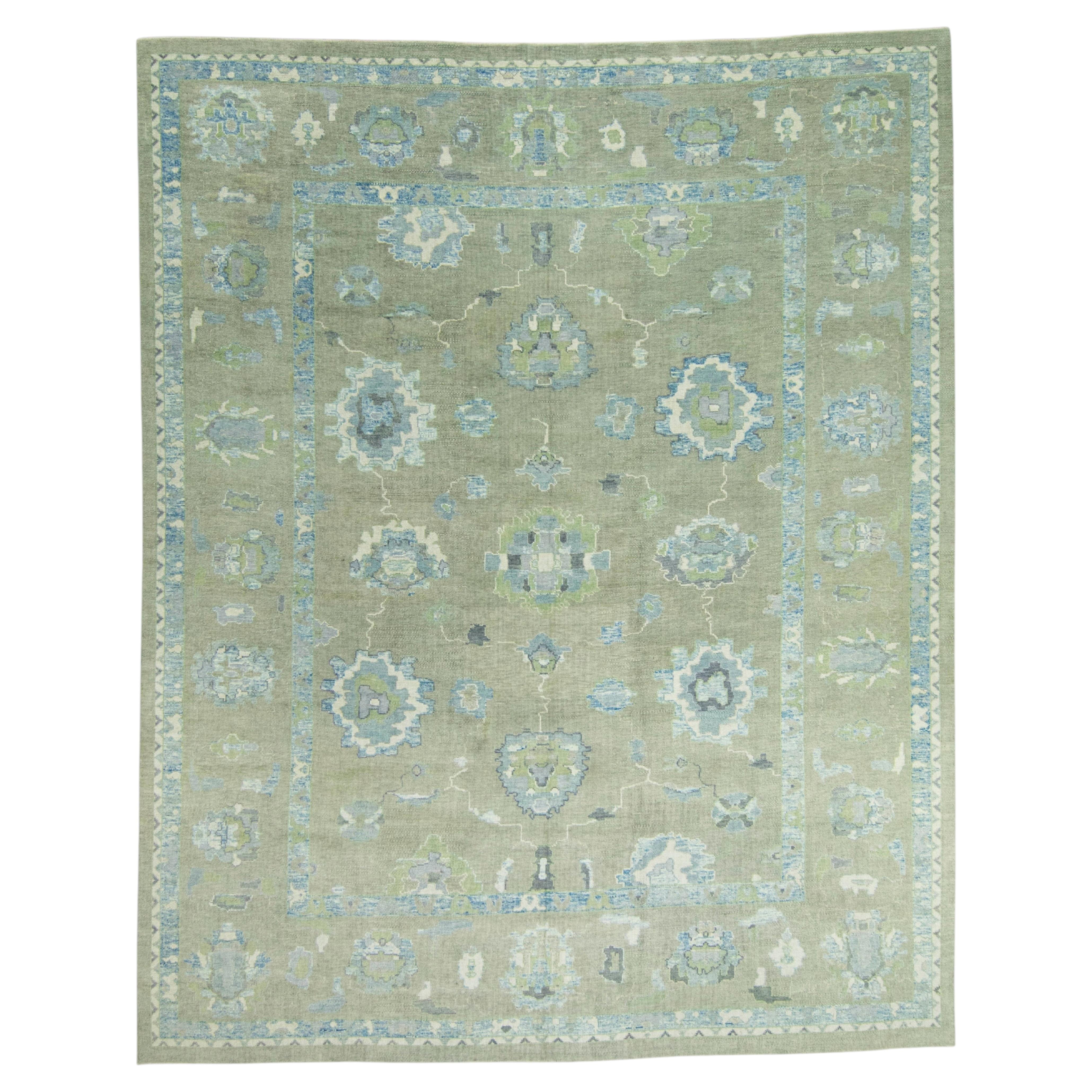 Turkish Oushak Rug 11'9" x 14'8" #18070