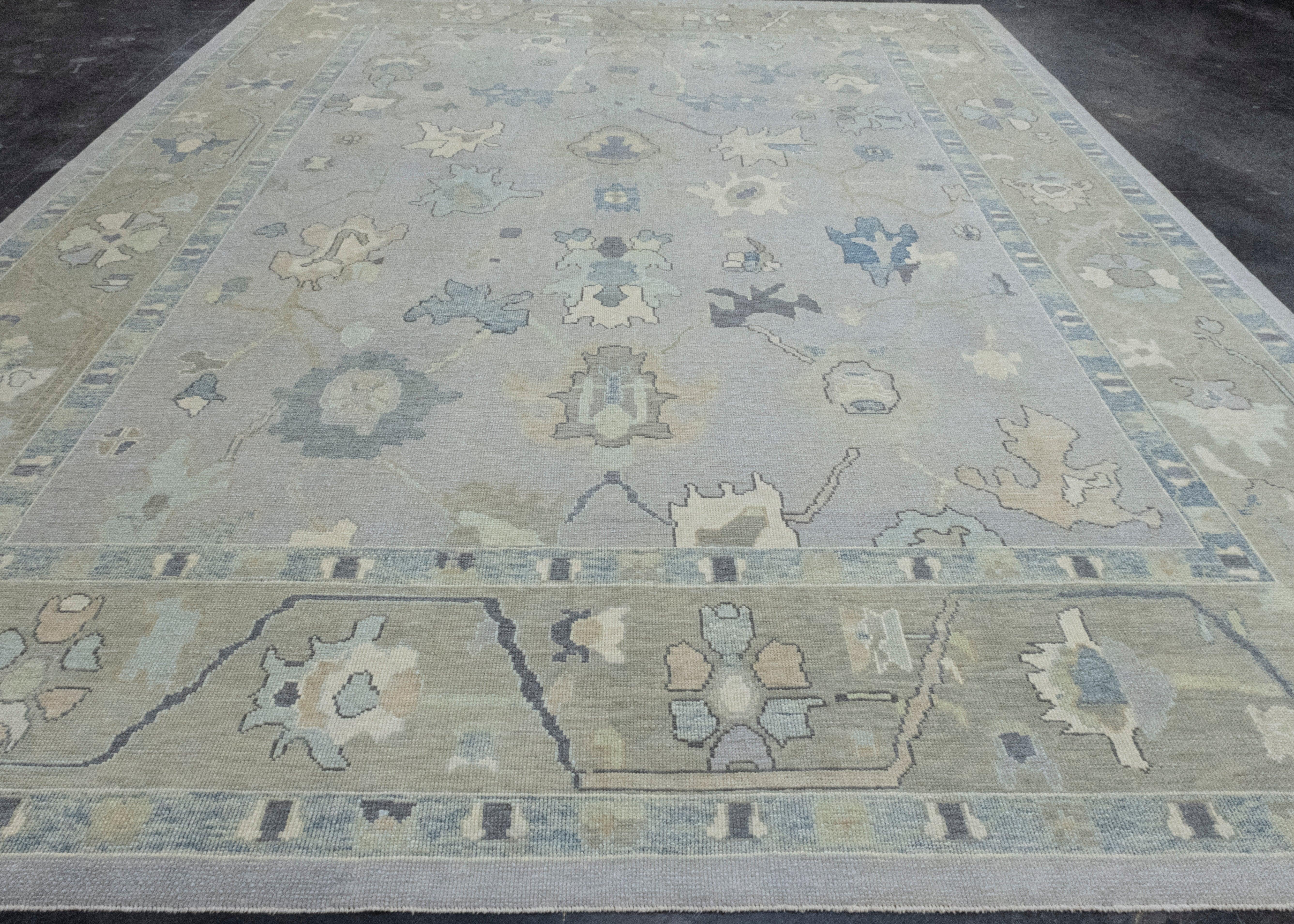 Turkish Oushak Rug 11'9