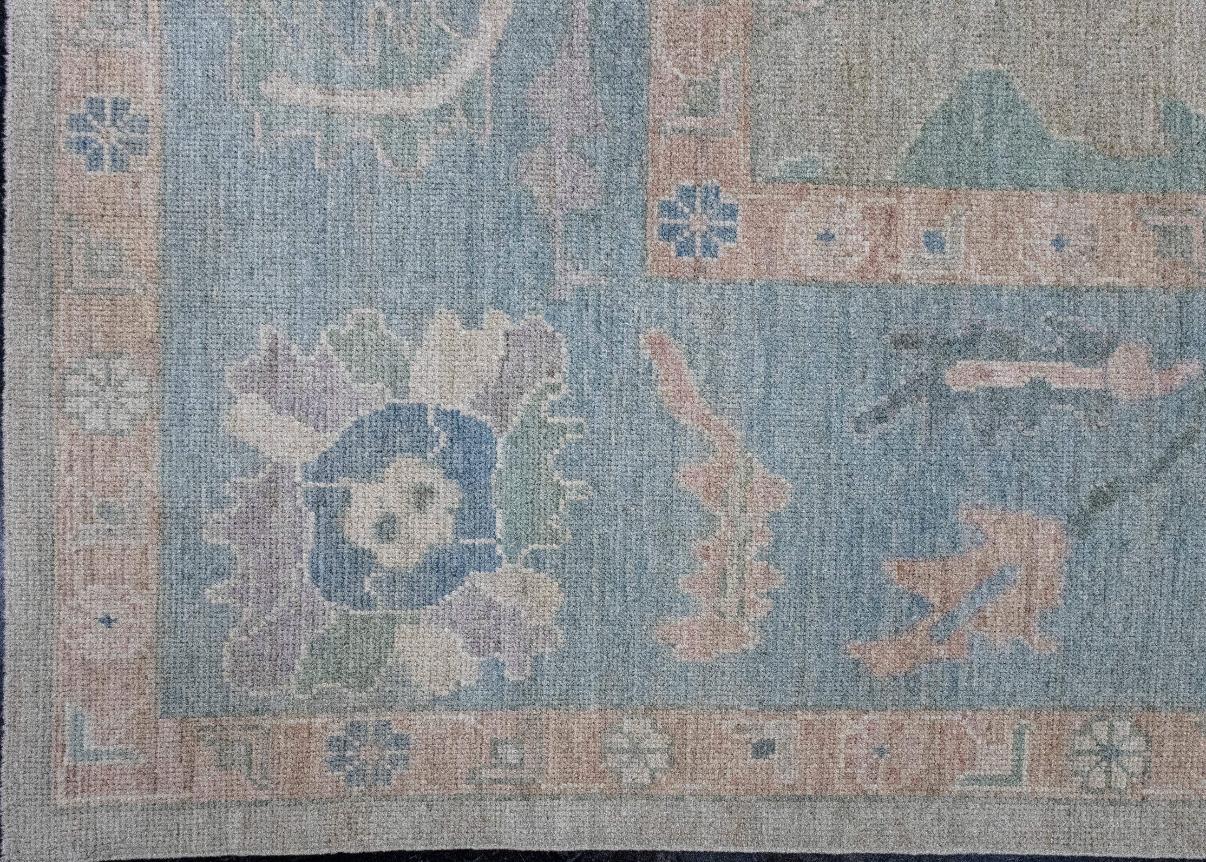 Turkish Oushak Rug 12' x 14'11