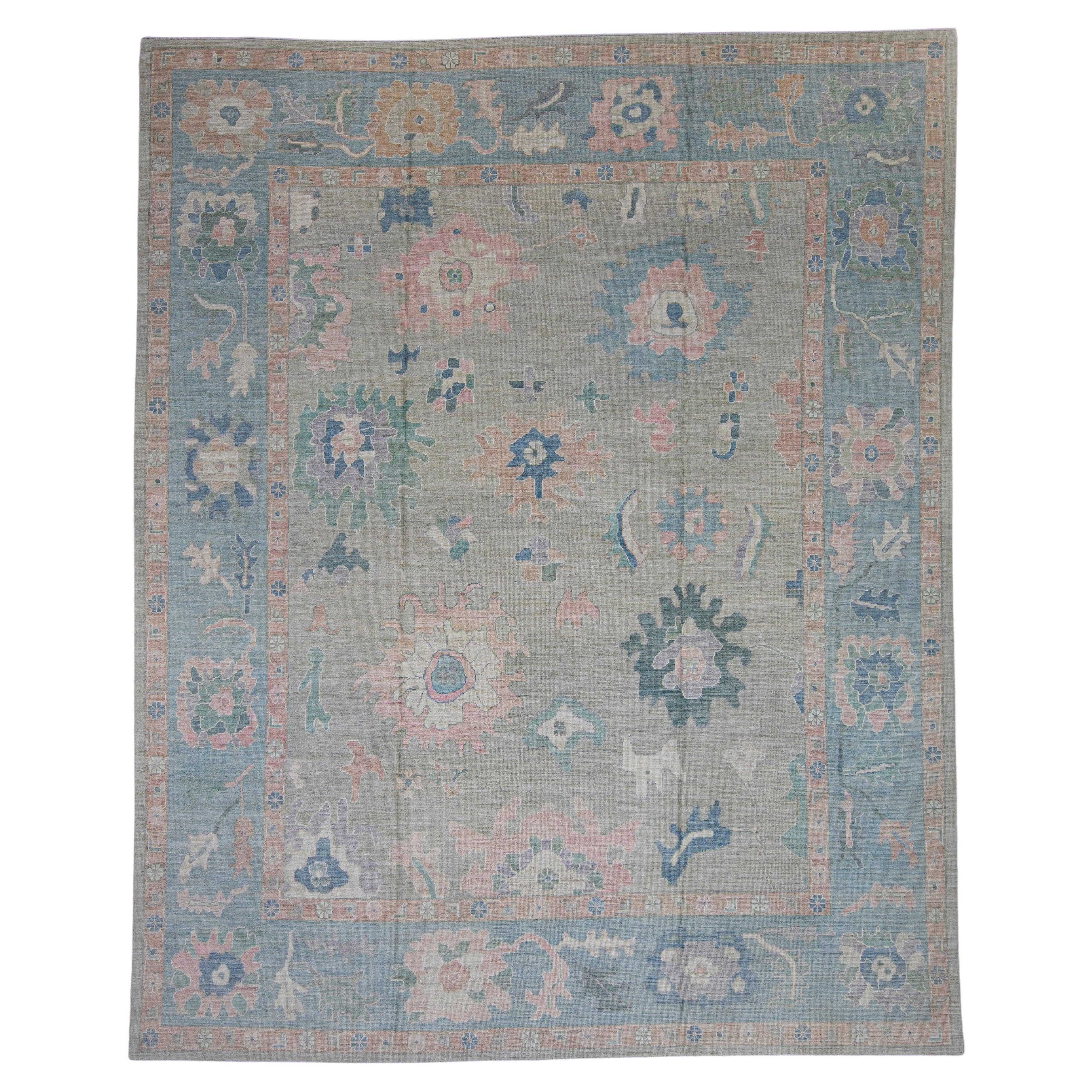 Tappeto Oushak turco 12' x 14'11" #16087
