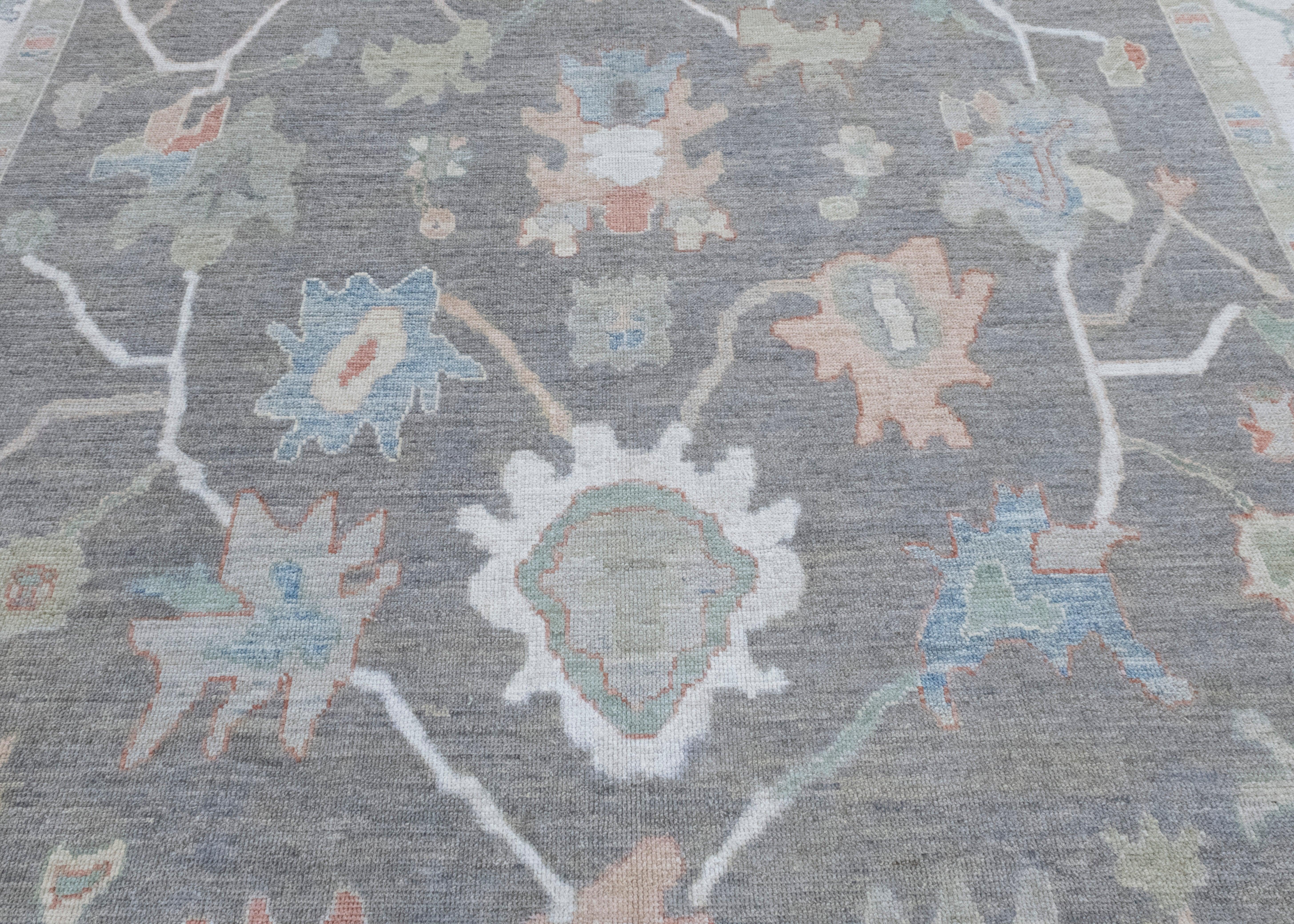 Wool Turkish Oushak Rug 12' x 15'1