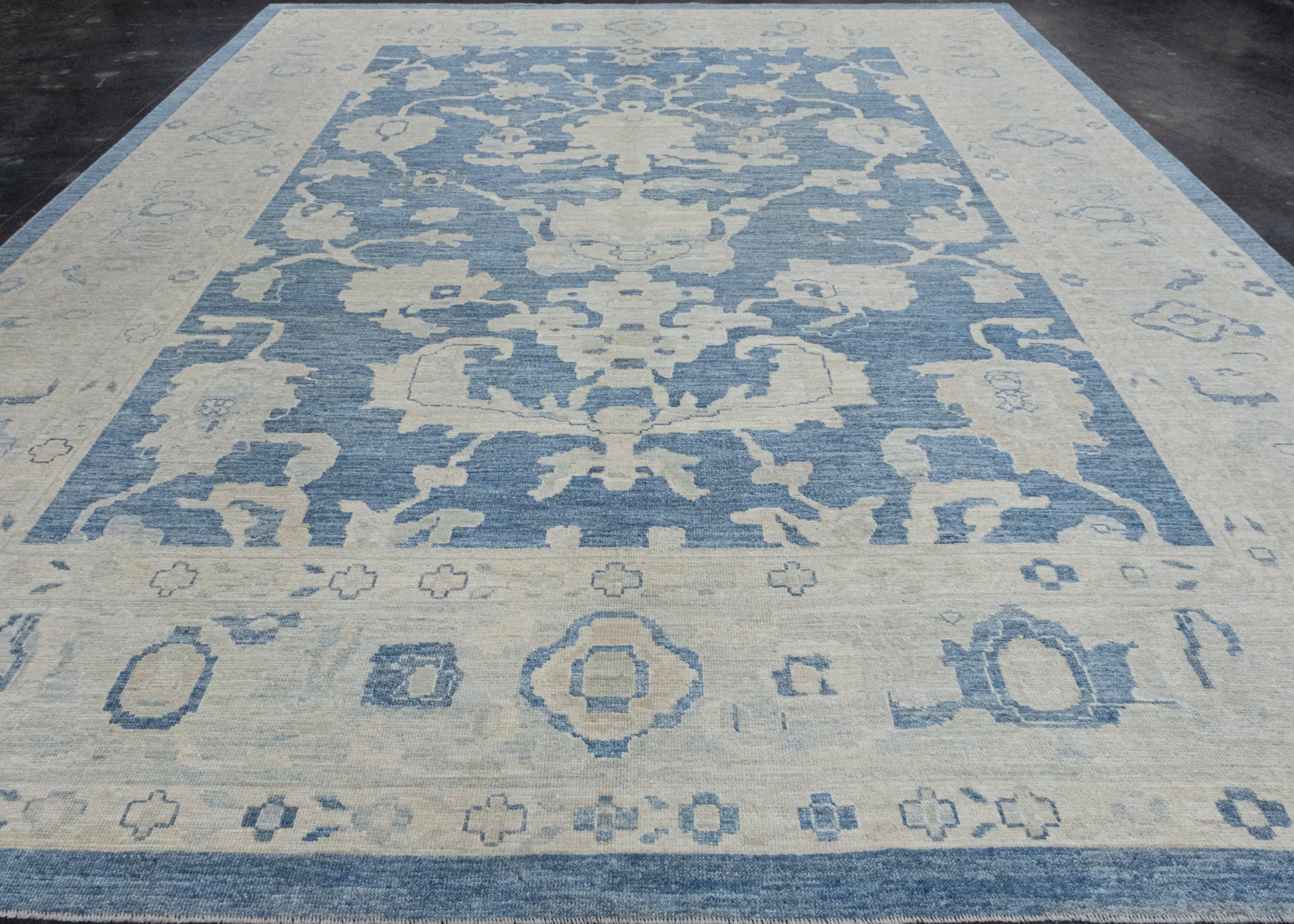 Turkish Oushak Rug 12' x 15'1