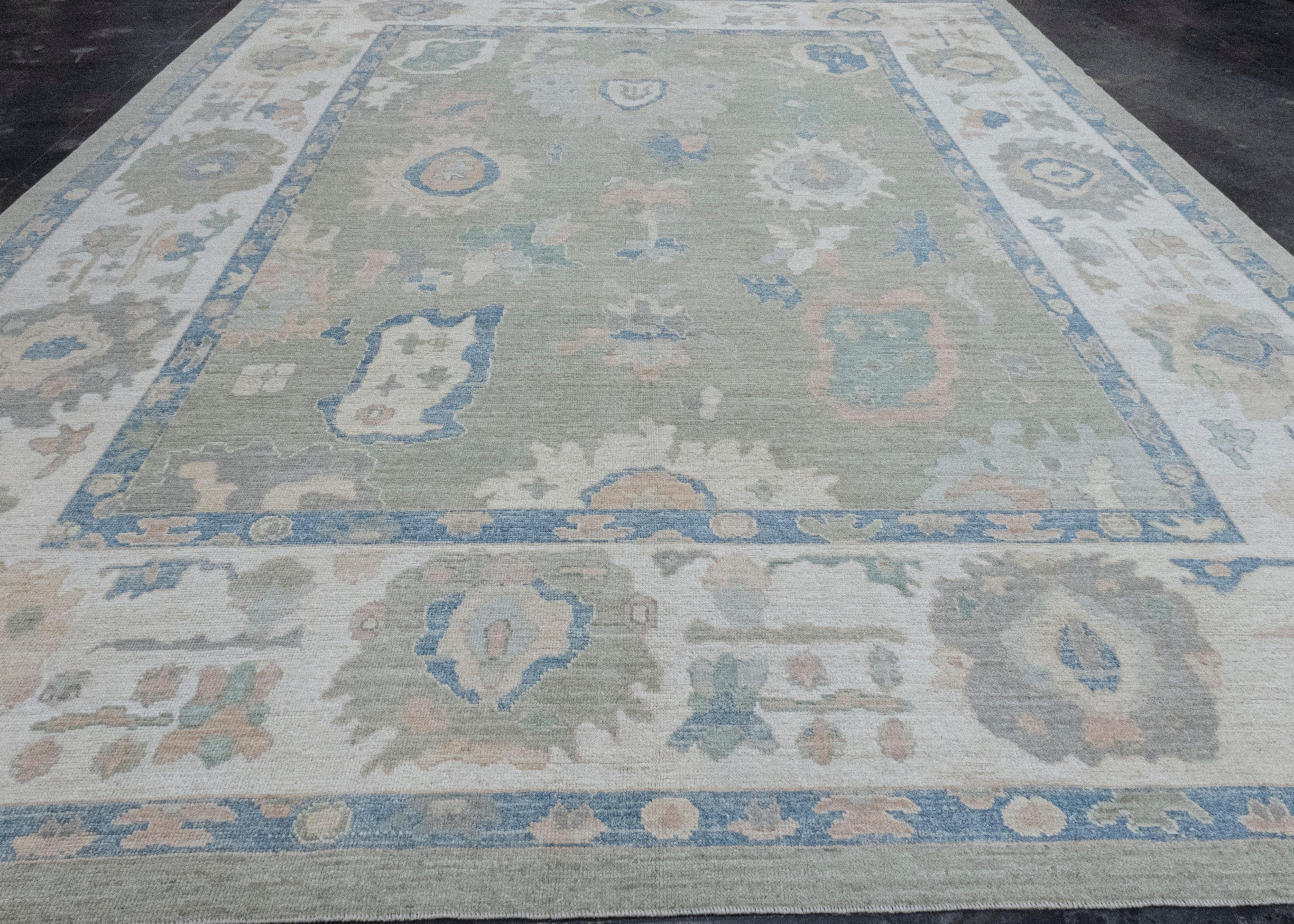 Turkish Oushak Rug 12' x 15'11