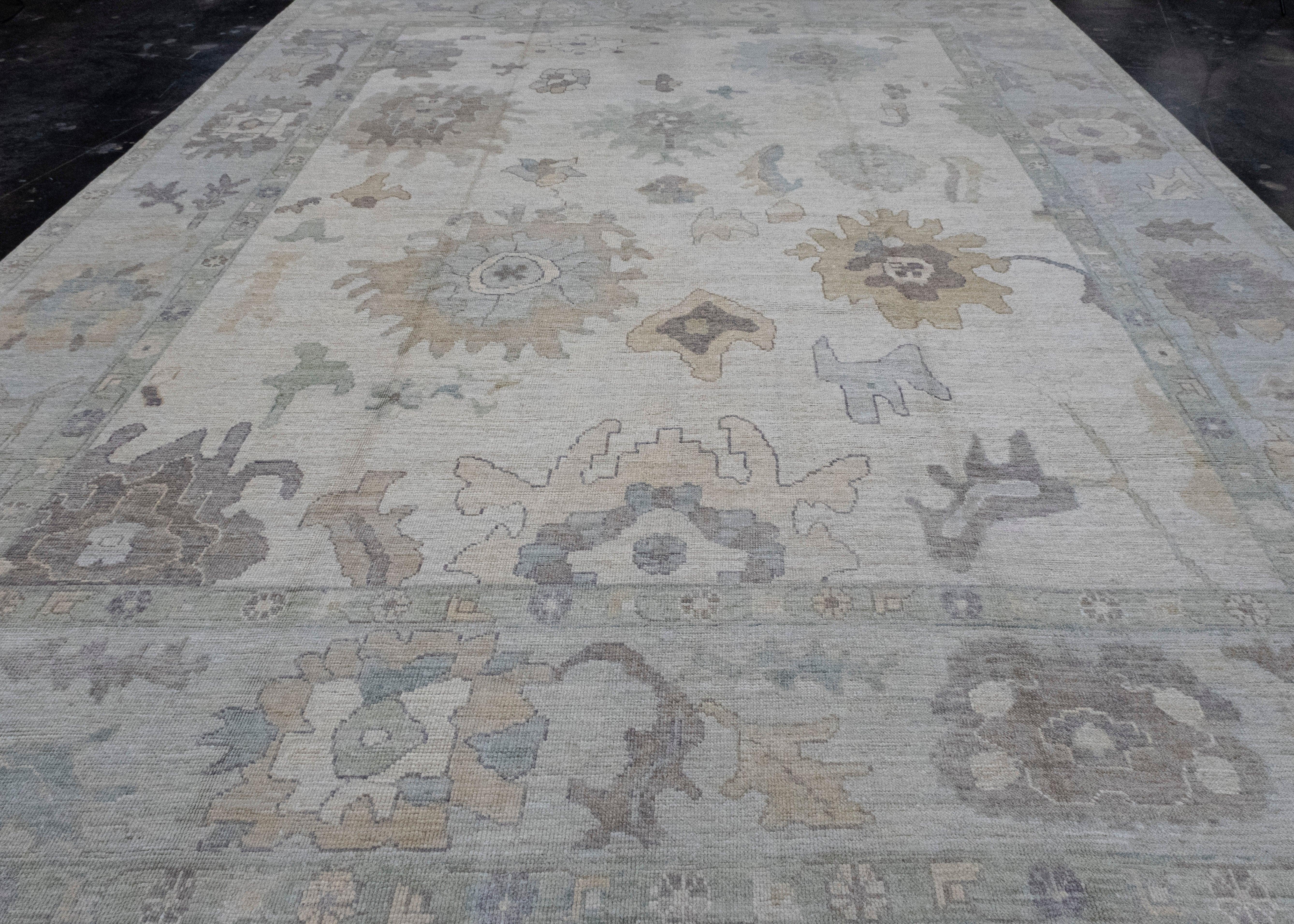Turkish Oushak Rug 12' x 15'2