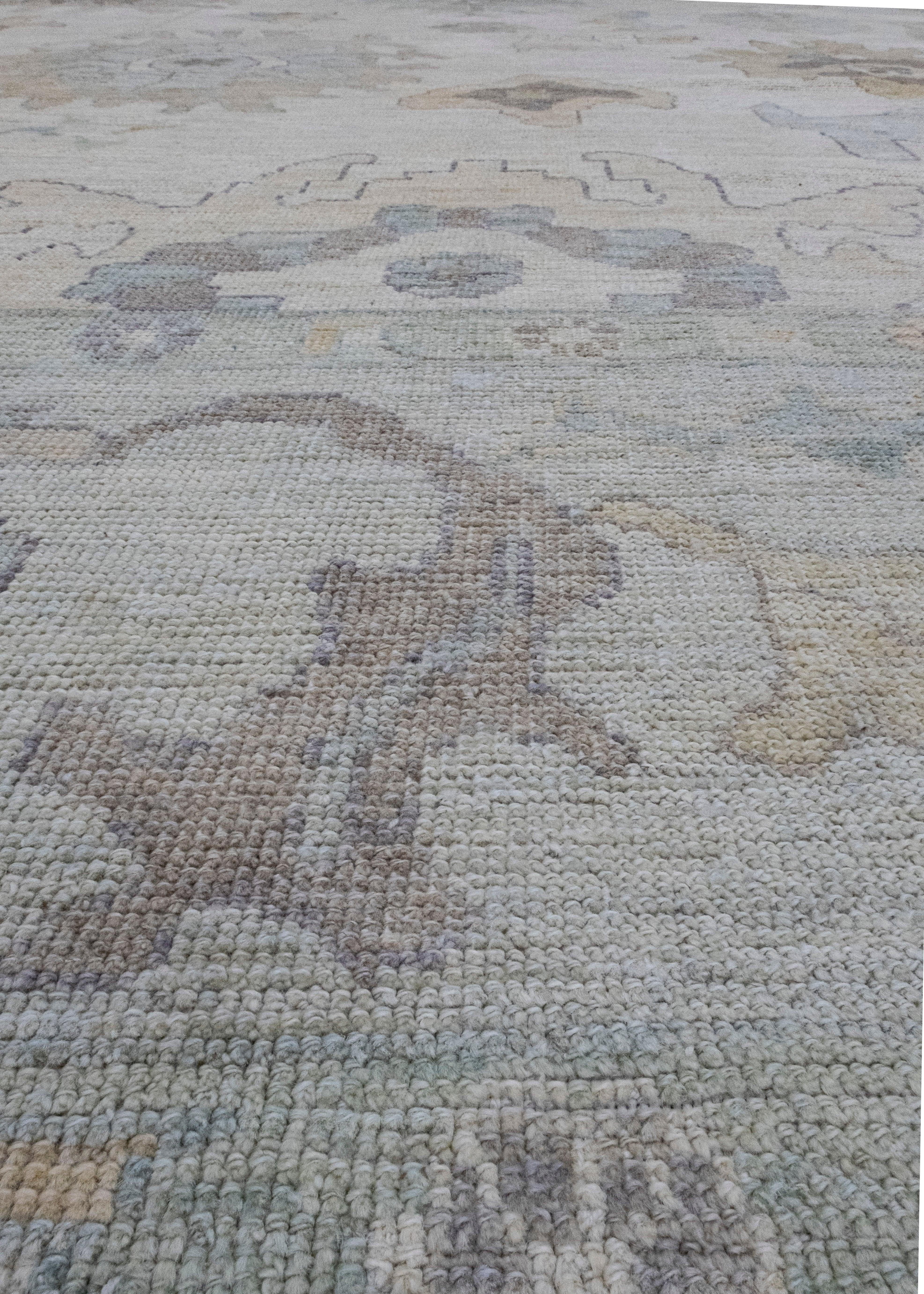 Wool Turkish Oushak Rug 12' x 15'2