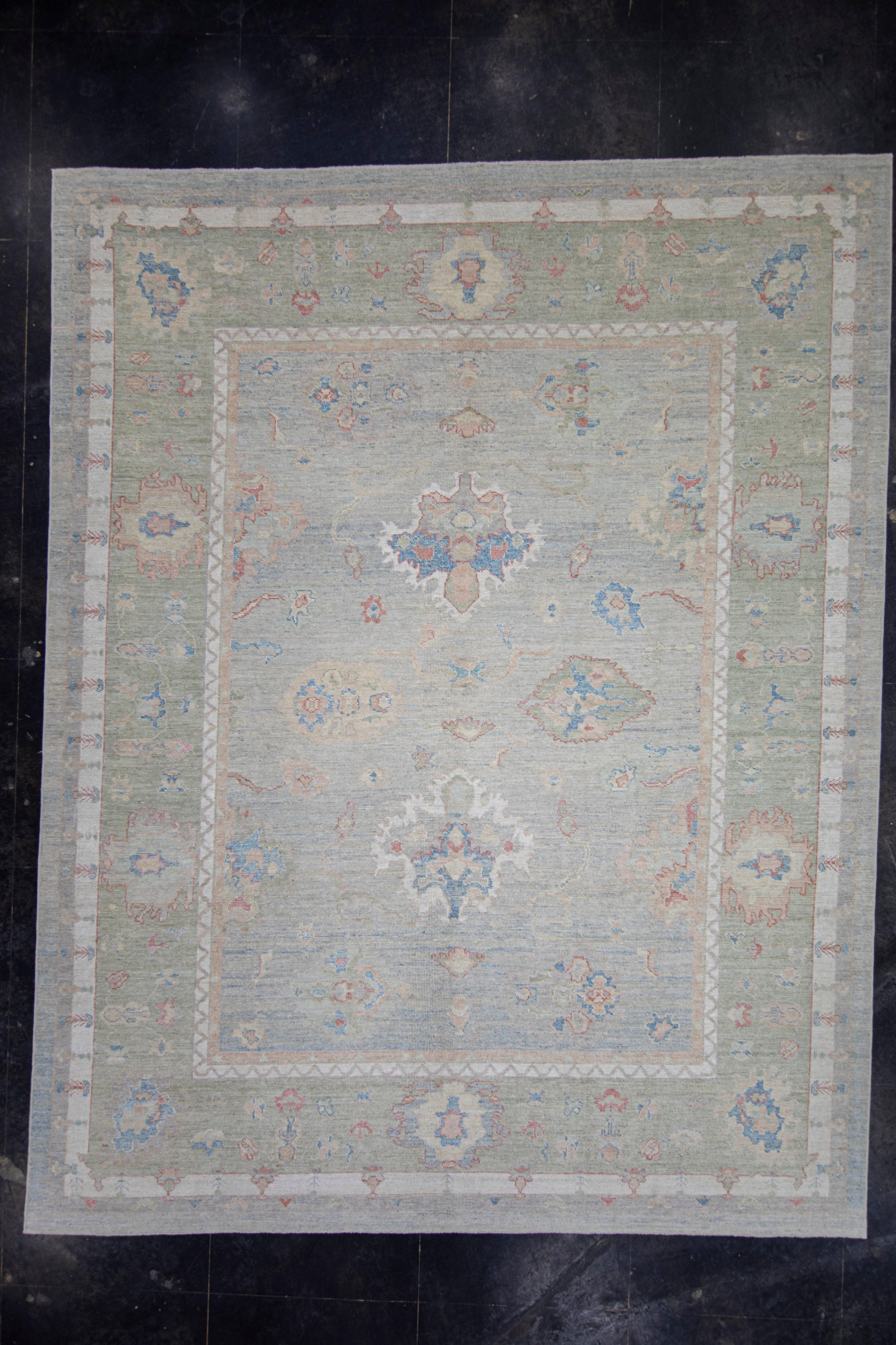 Turkish Oushak Rug 12' x 15'2