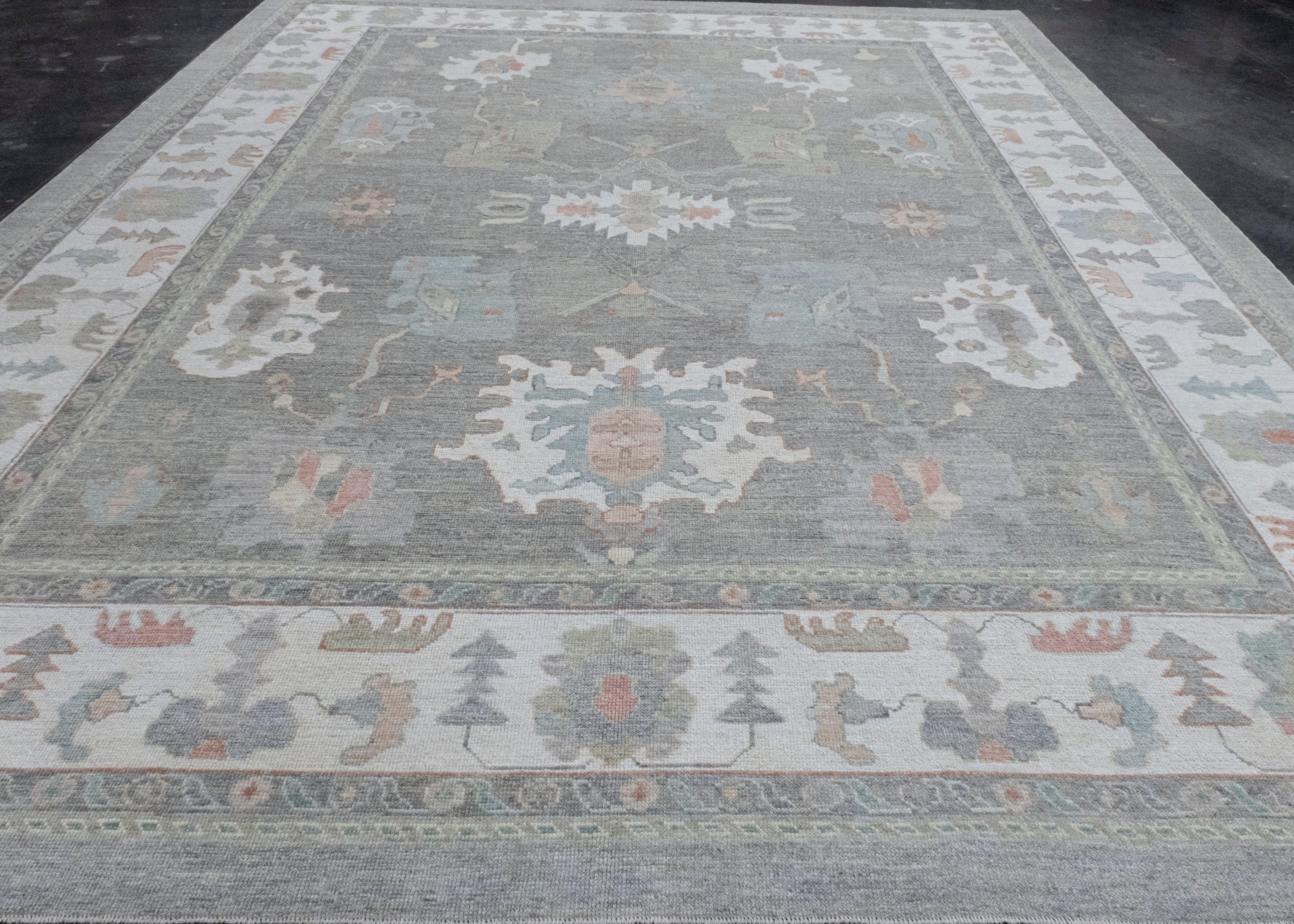 Turkish Oushak Rug 12' x 15'2