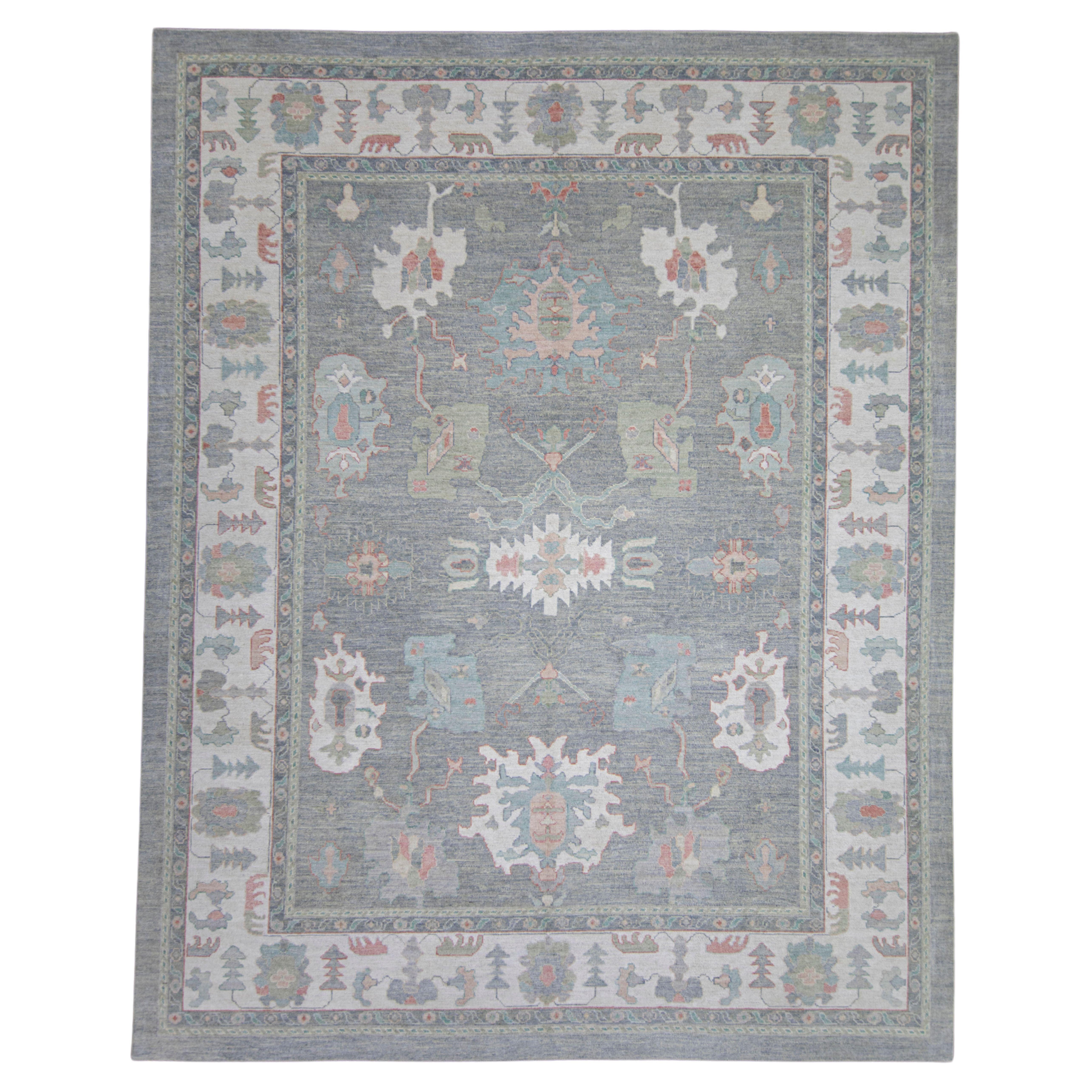 Türkischer Oushak-Teppich 12' x 15'2" #17934