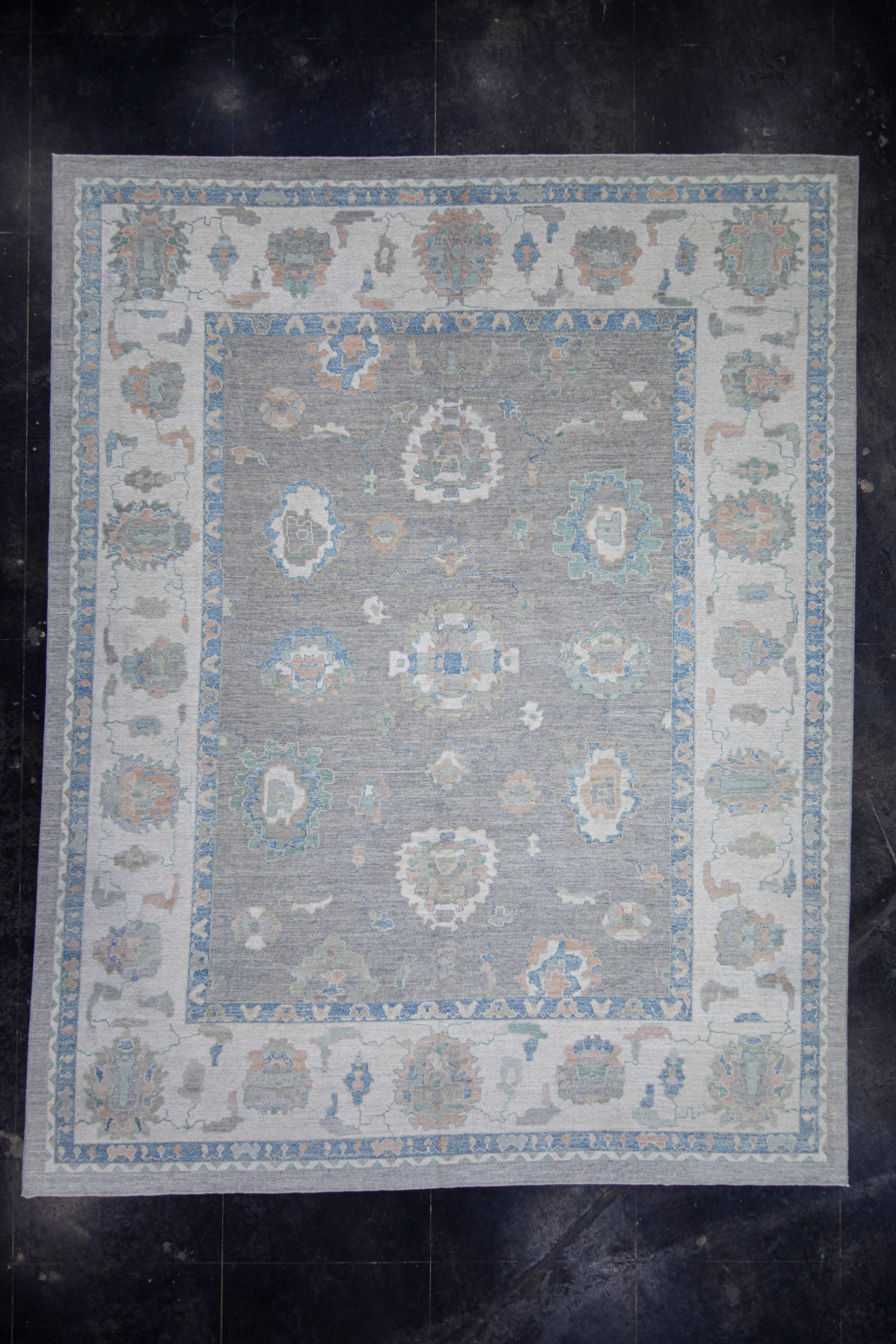 Türkischer Oushak-Teppich 12' x 15'2