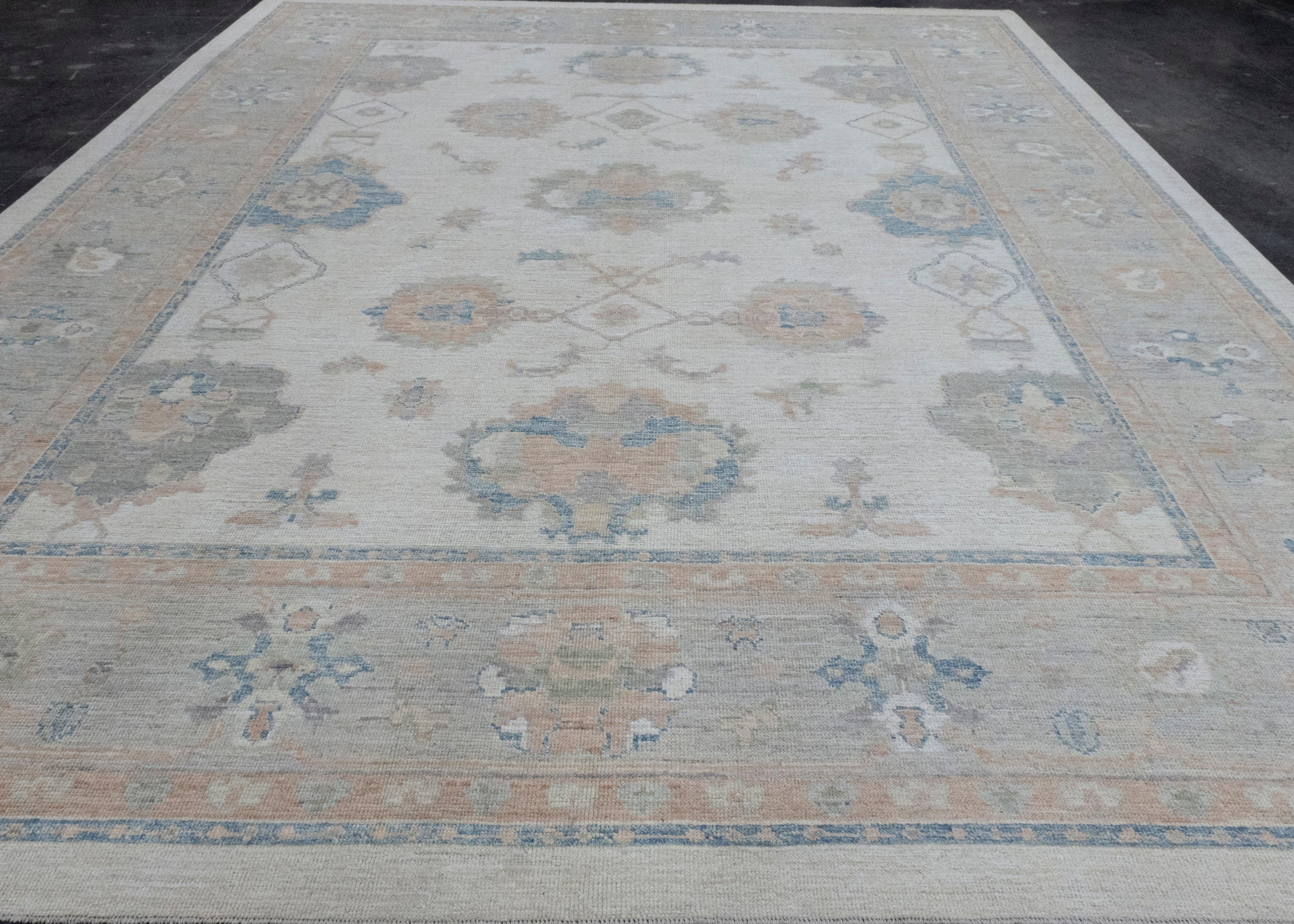 Turkish Oushak Rug 12' x 15'3