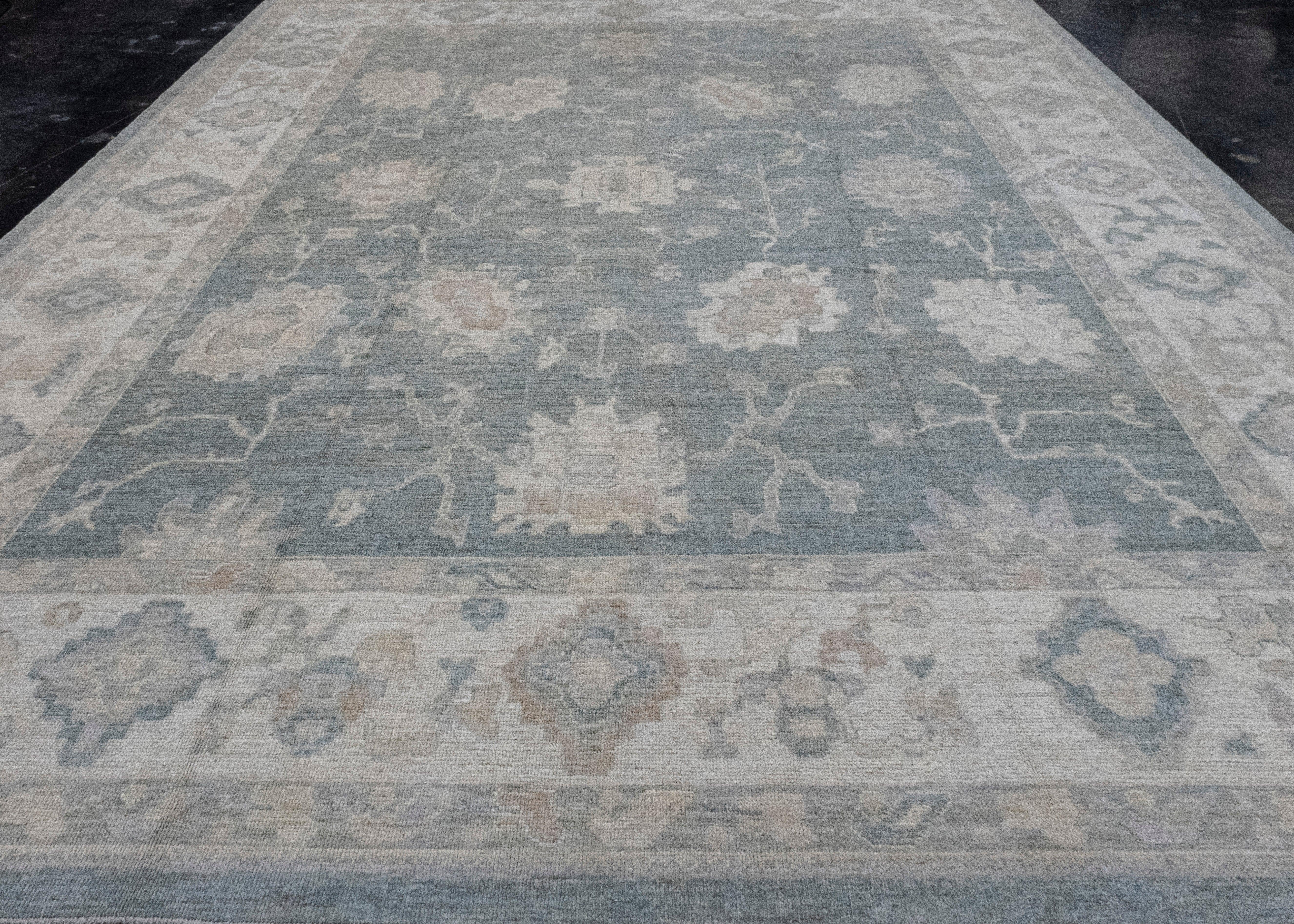 Alfombra turca Oushak 12' x 15'4