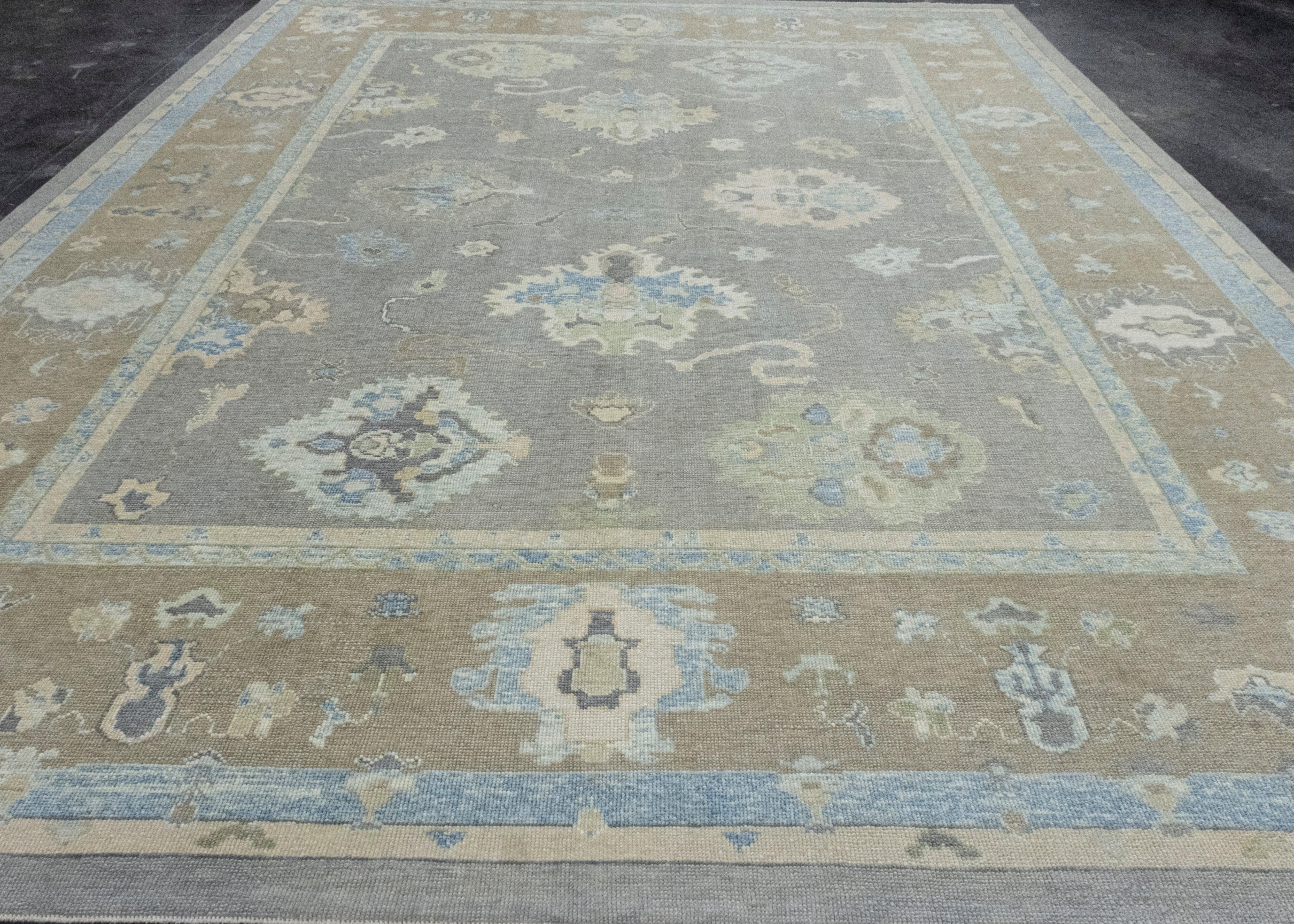Turkish Oushak Rug 12' x 15'4