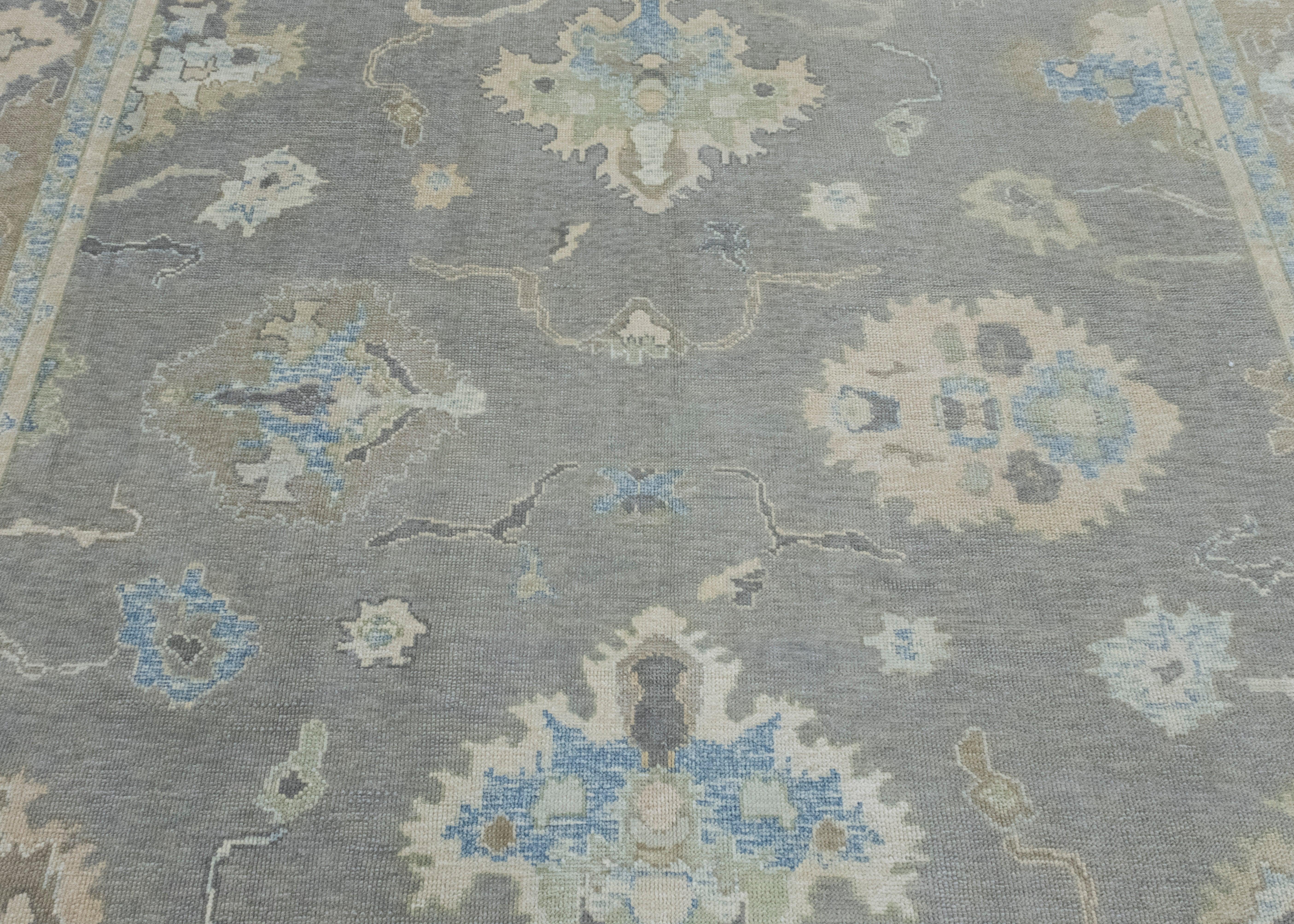 Wool Turkish Oushak Rug 12' x 15'4