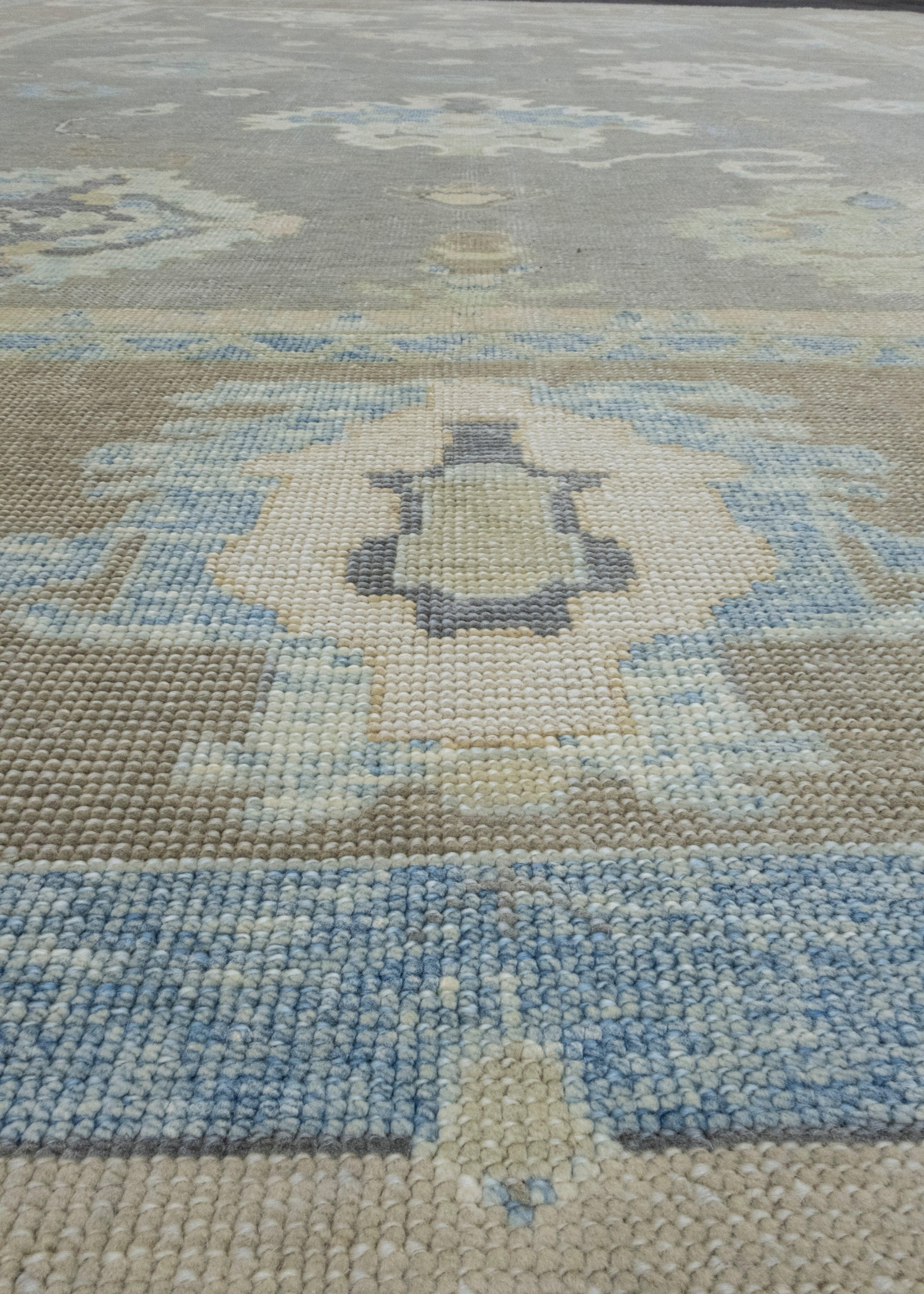 Turkish Oushak Rug 12' x 15'4
