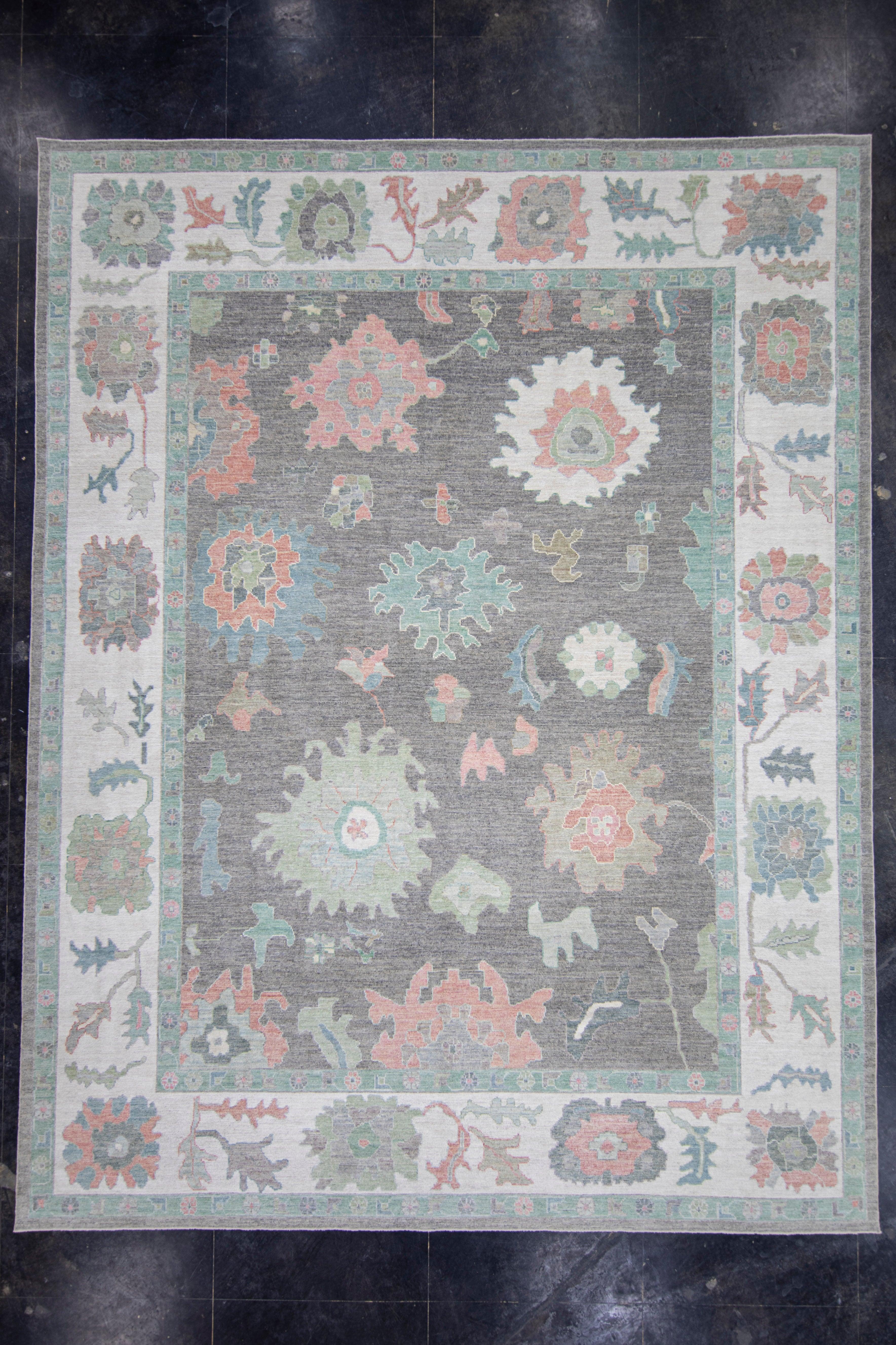 Turkish Oushak Rug 12' x 15'6