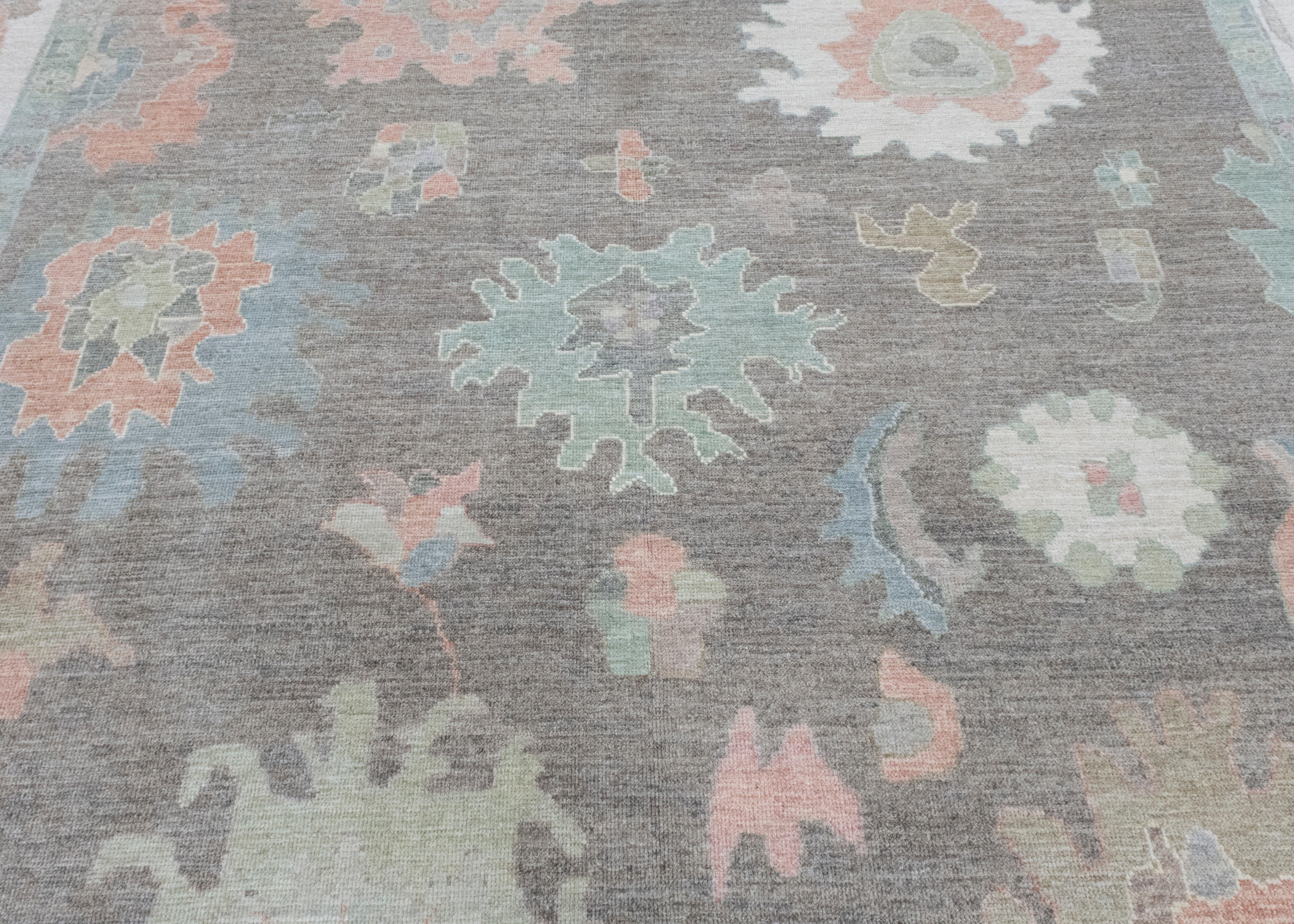 Wool Turkish Oushak Rug 12' x 15'6