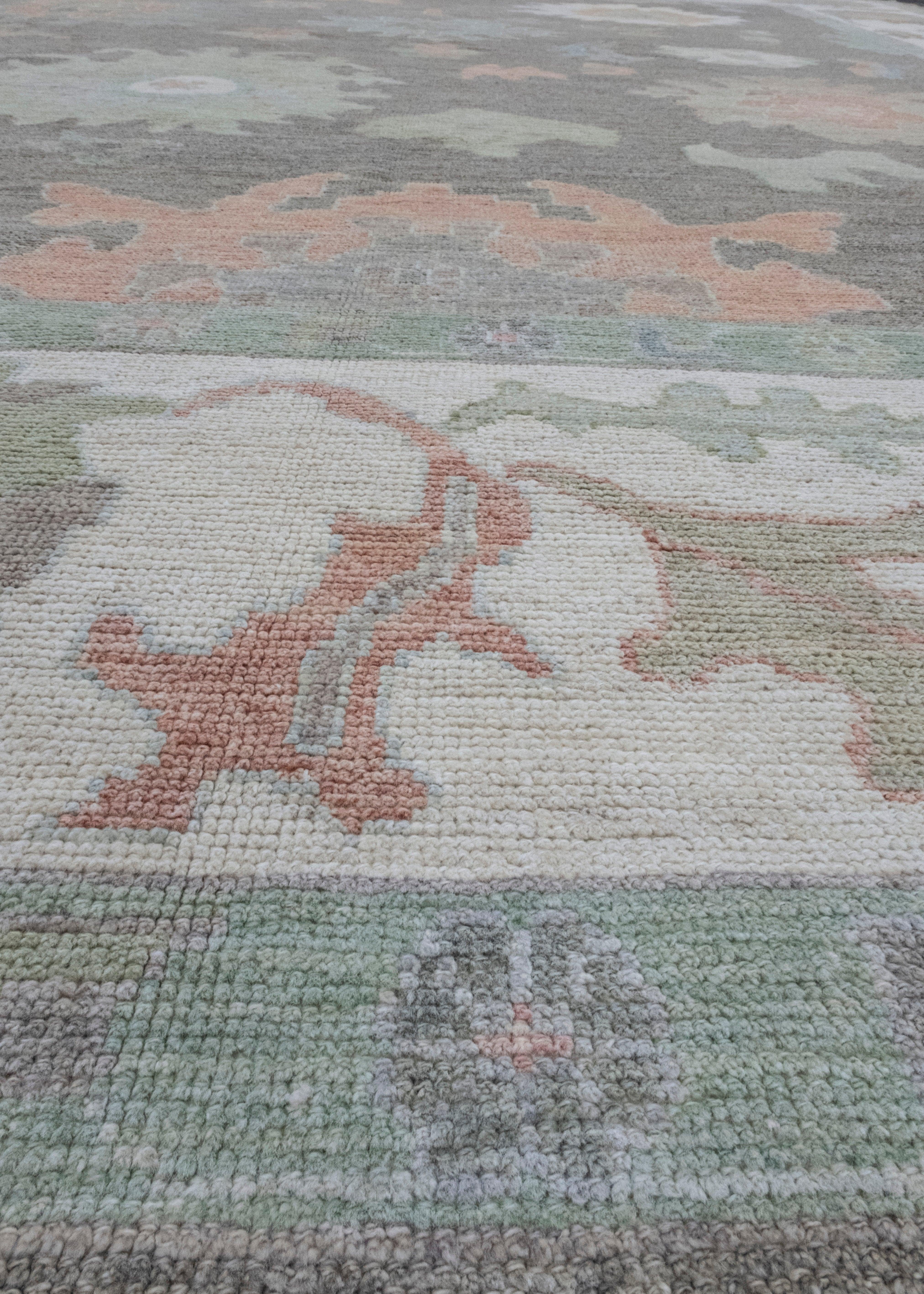 Turkish Oushak Rug 12' x 15'6