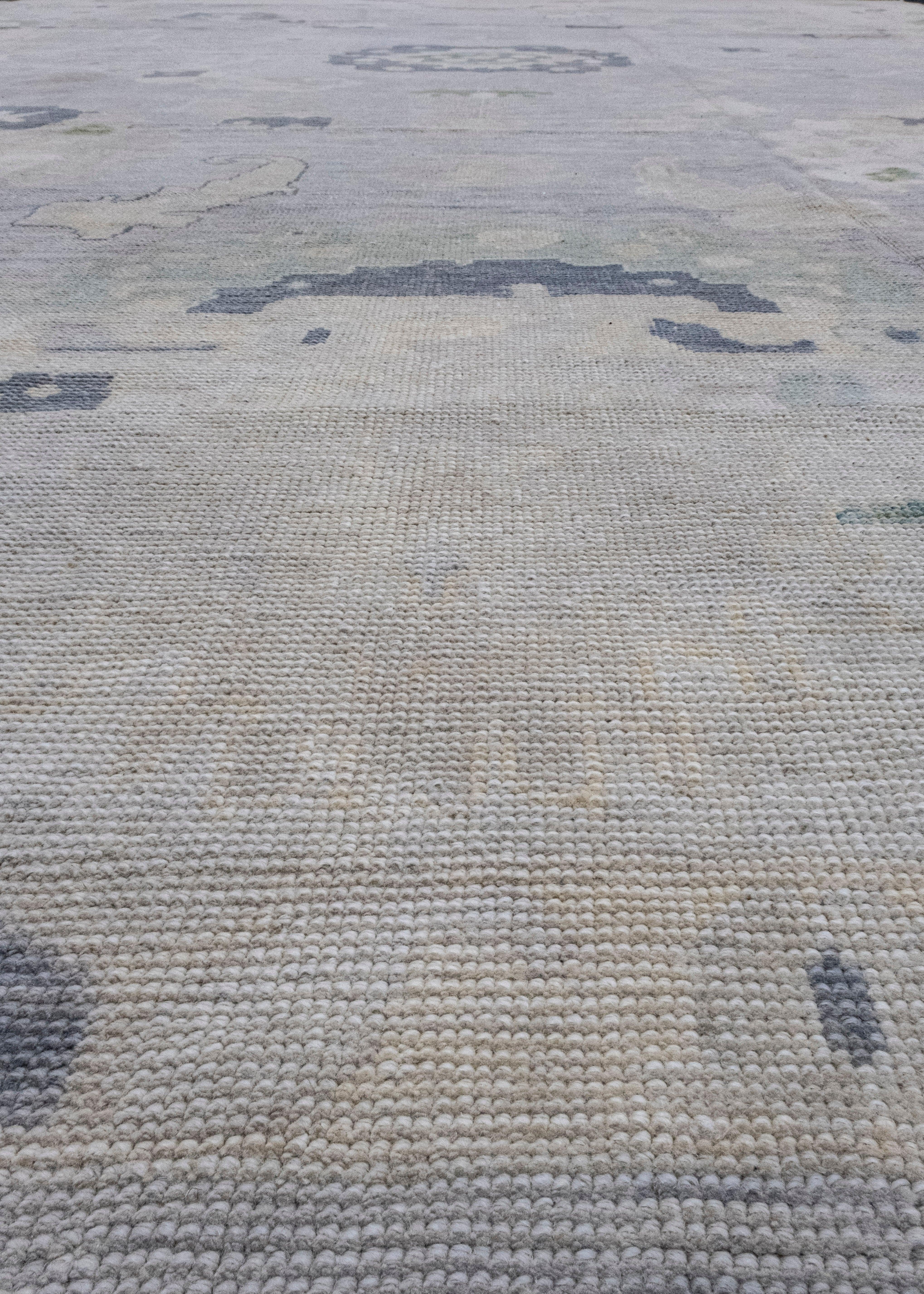Tapis turc Oushak 12' x 16' n° 16989 Neuf - En vente à Houston, TX