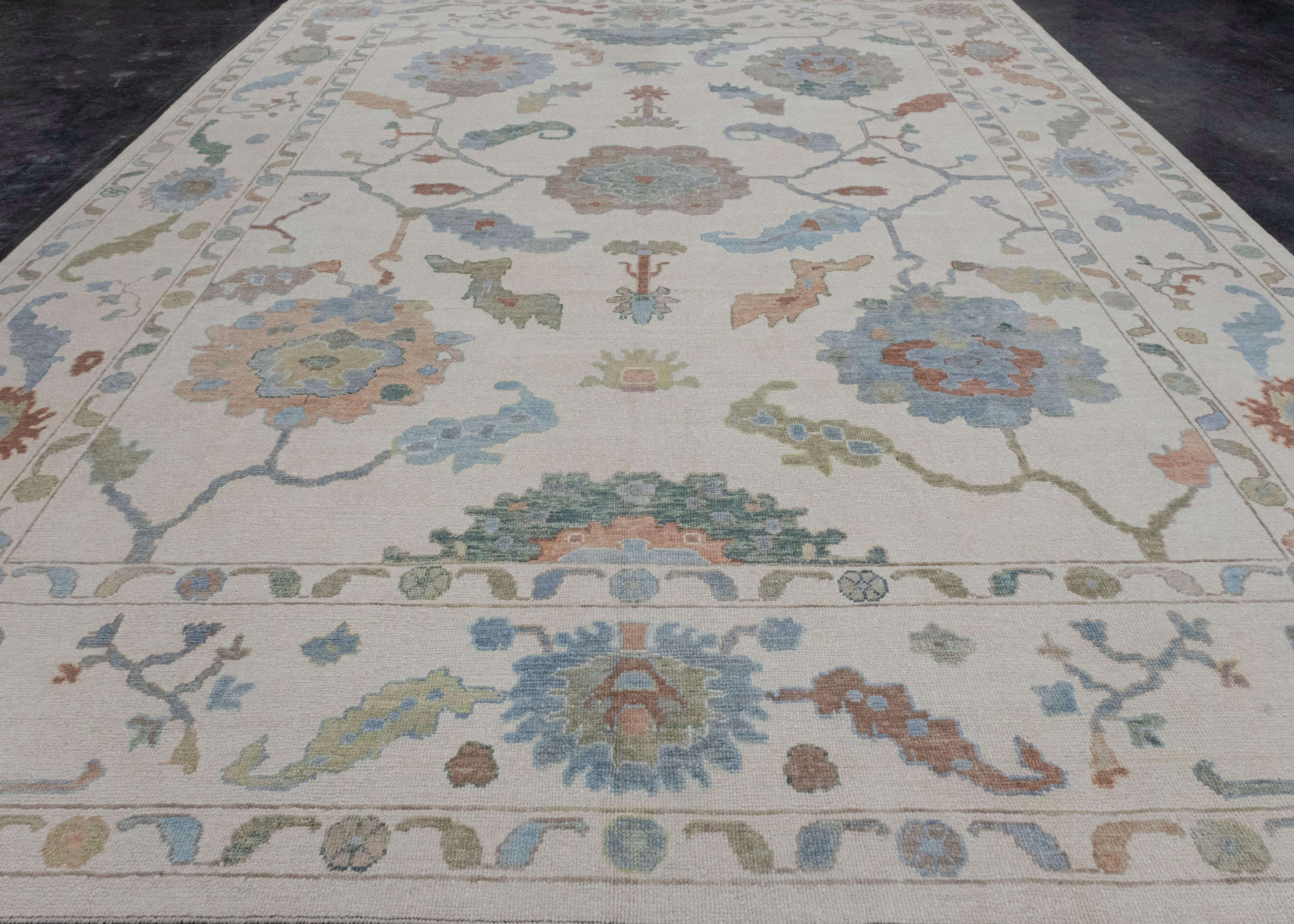 Turkish Oushak Rug 12' x 16'1