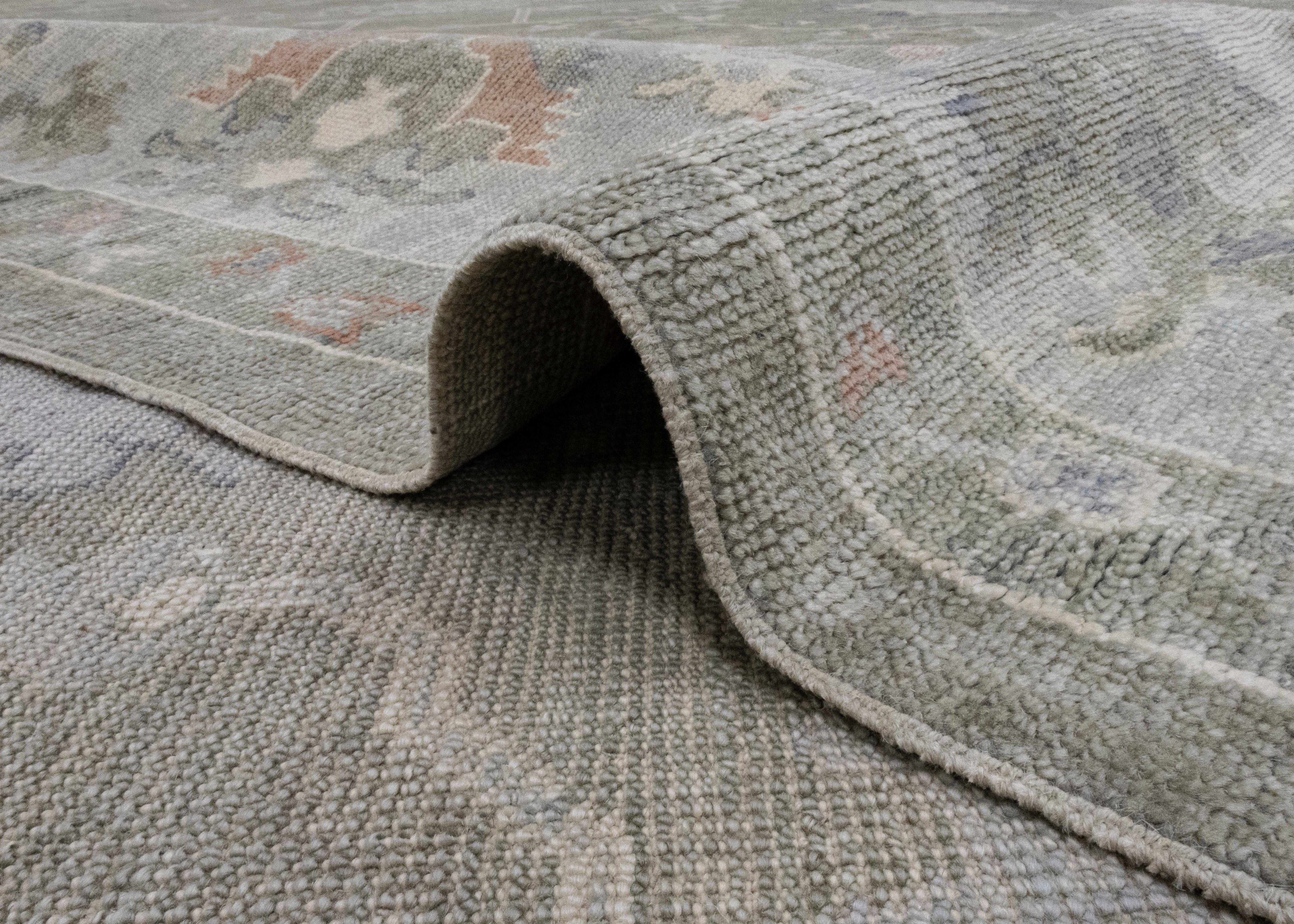 Turkish Oushak Rug 12'1