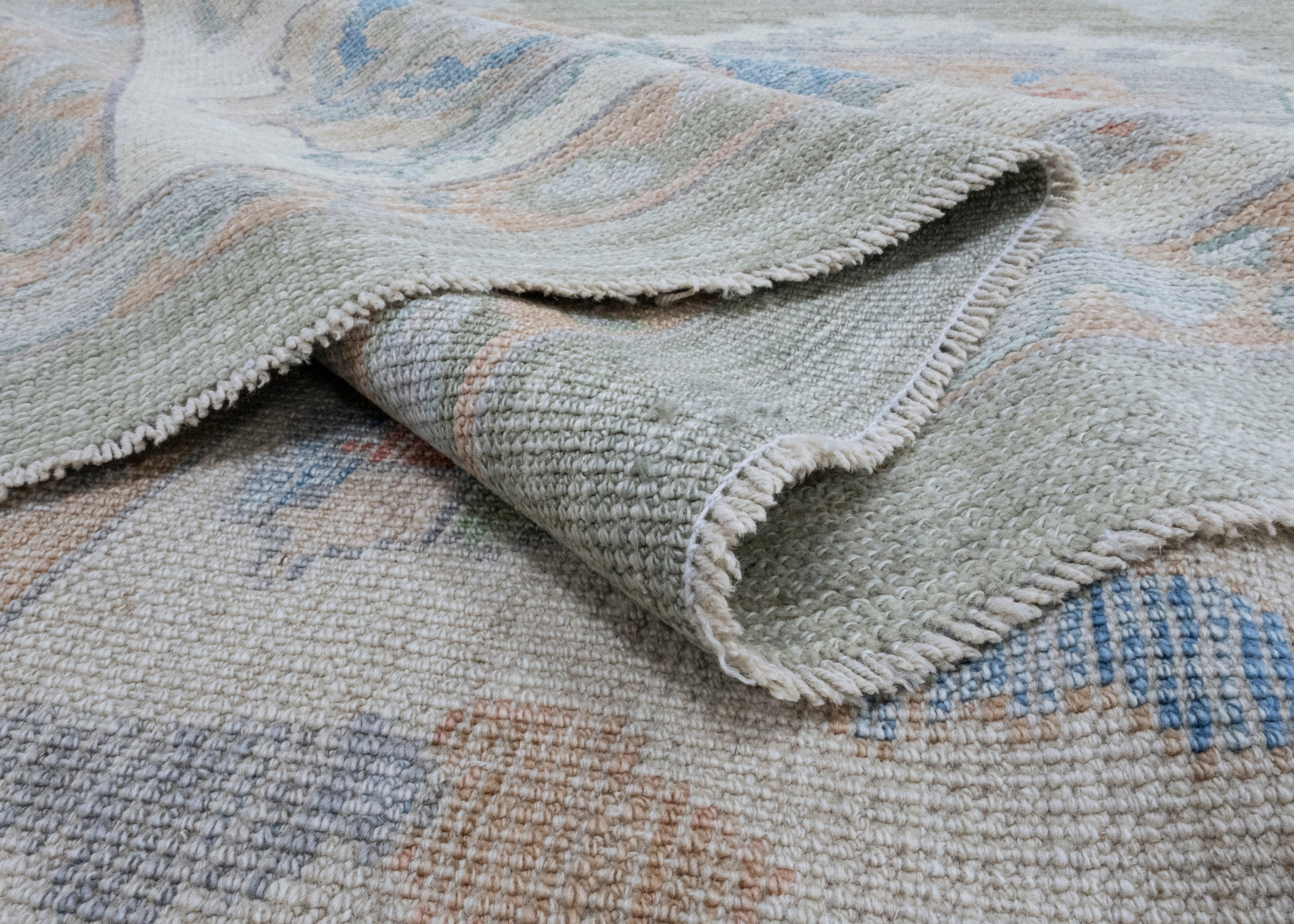 Turkish Oushak Rug 12'1
