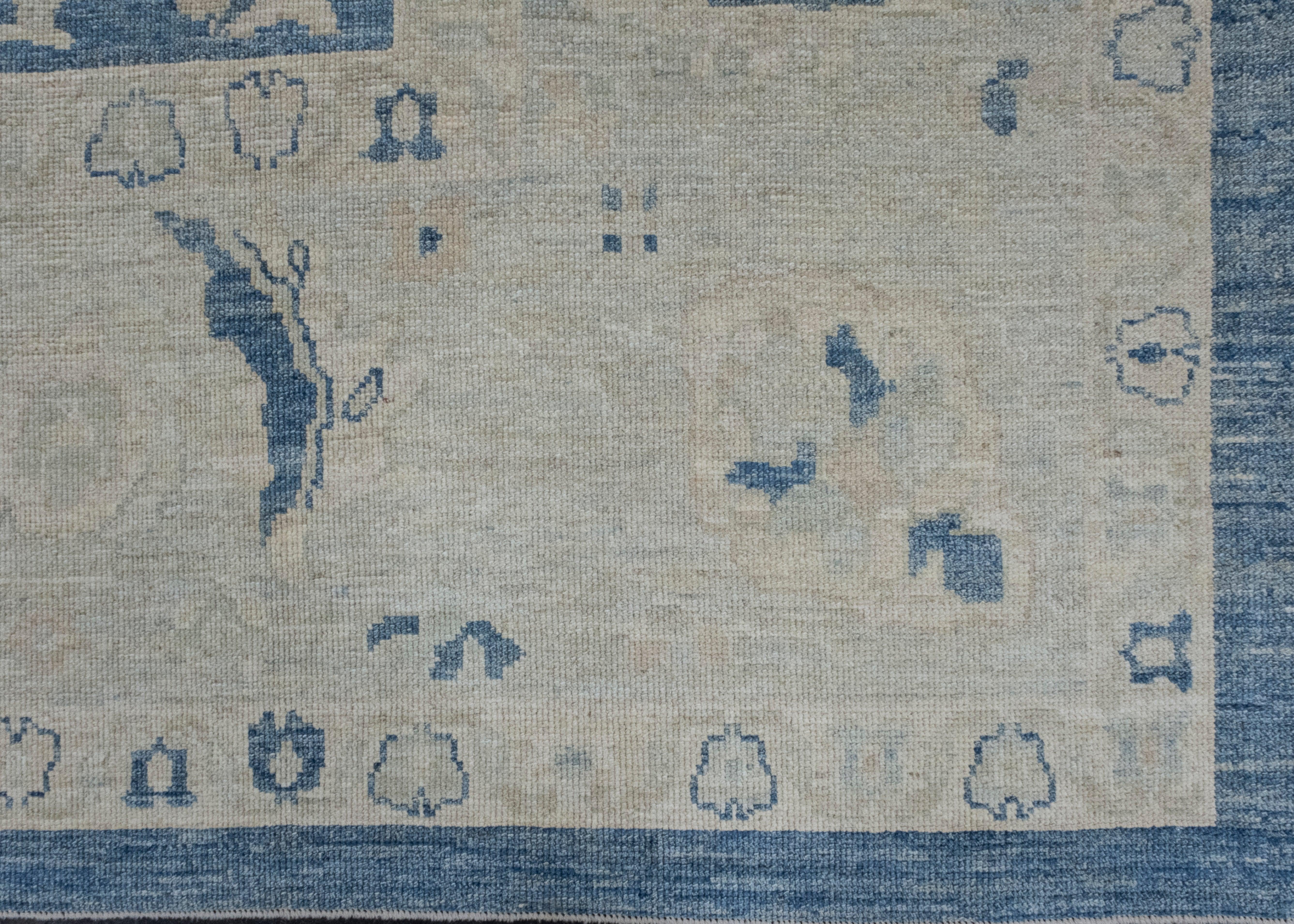 Turkish Oushak Rug 12'1