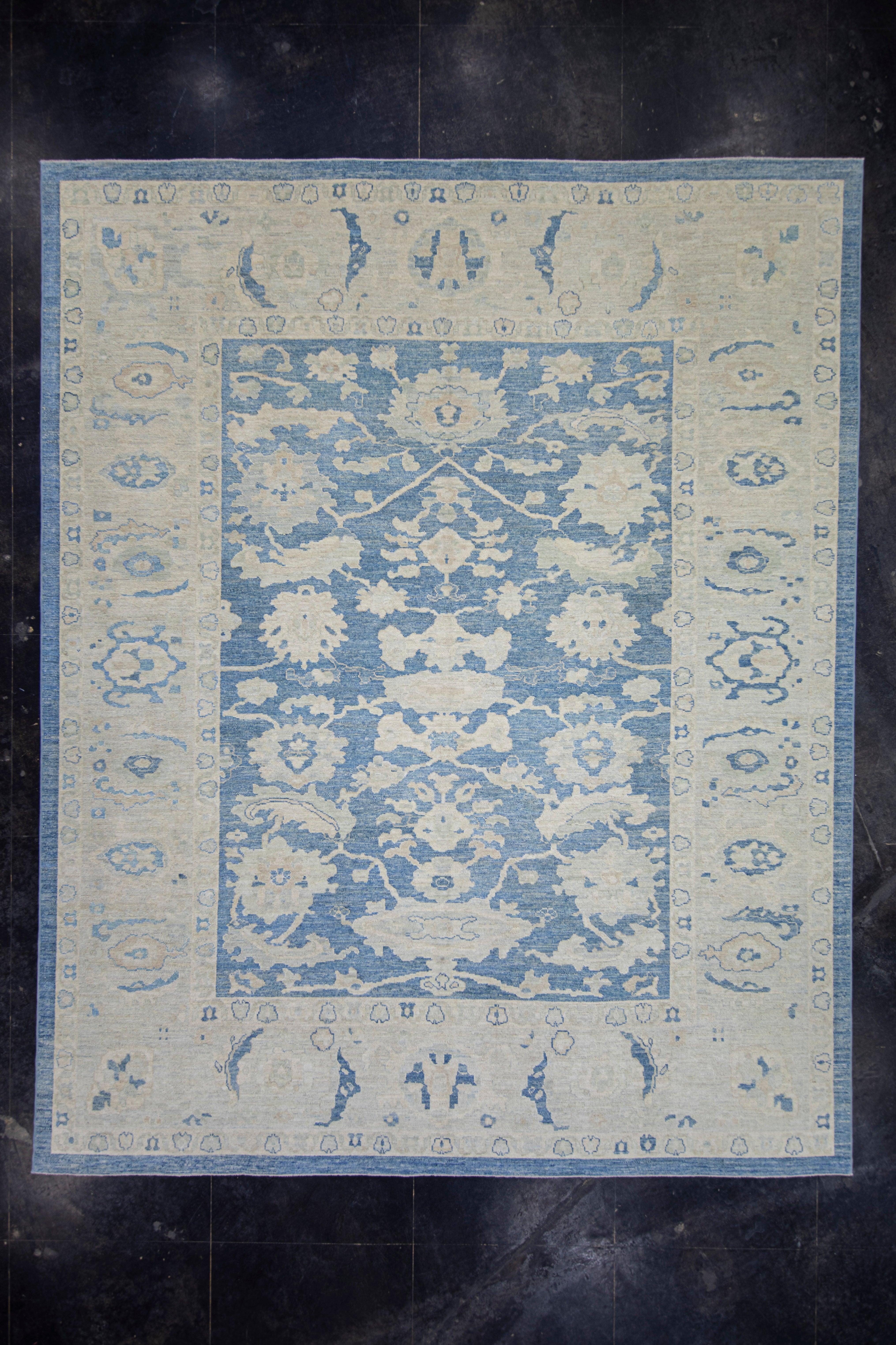Turkish Oushak Rug 12'1