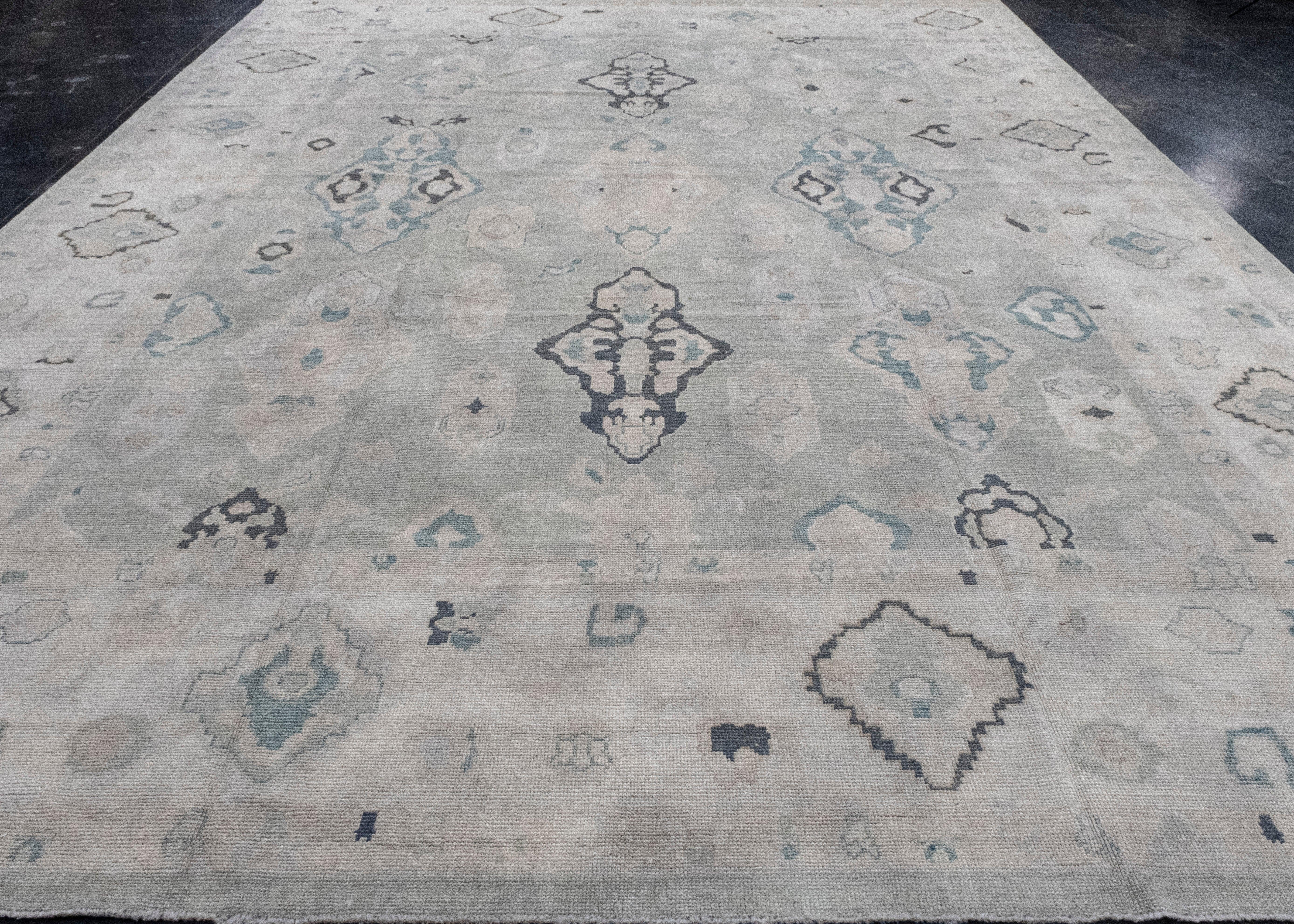 Turkish Oushak Rug 12'1